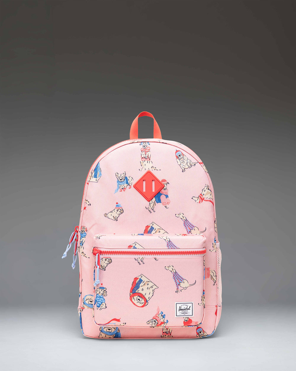Herschel Heritage Youth Backpack 26L in Fashion Dogs — front view