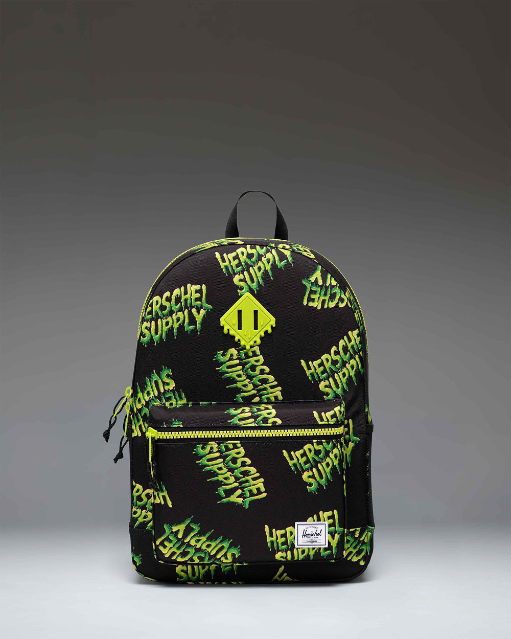 Herschel Heritage Youth Backpack 26L in HSC Slime — front view