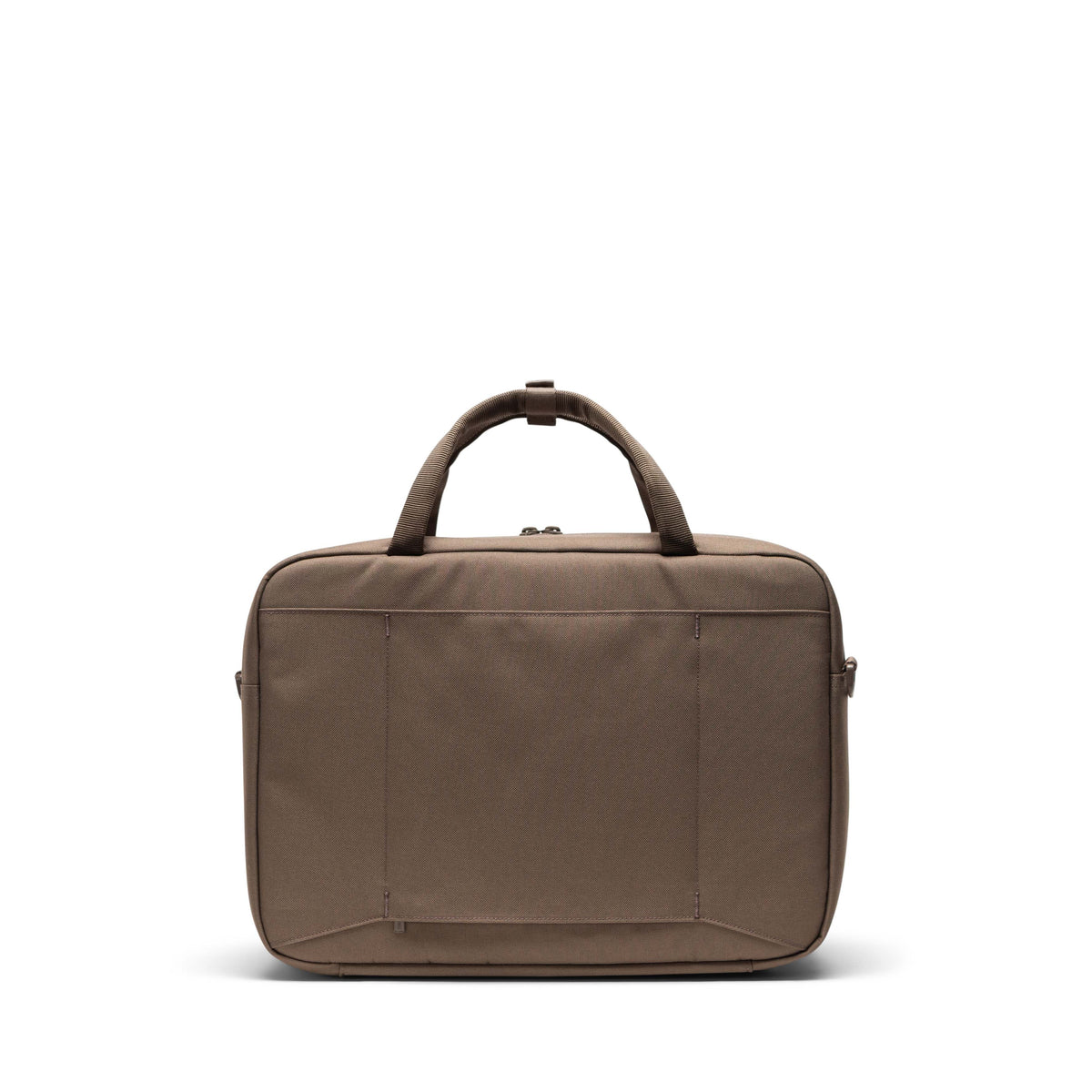 Herschel Gibson Messenger Tech 18L in Light Brown — back view # color_Light Brown