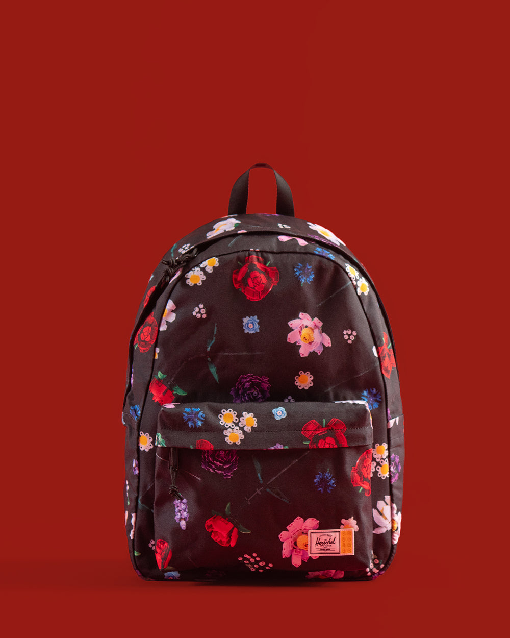 LEGO Herschel Classic Backpack 26L in Falling Florals — front view