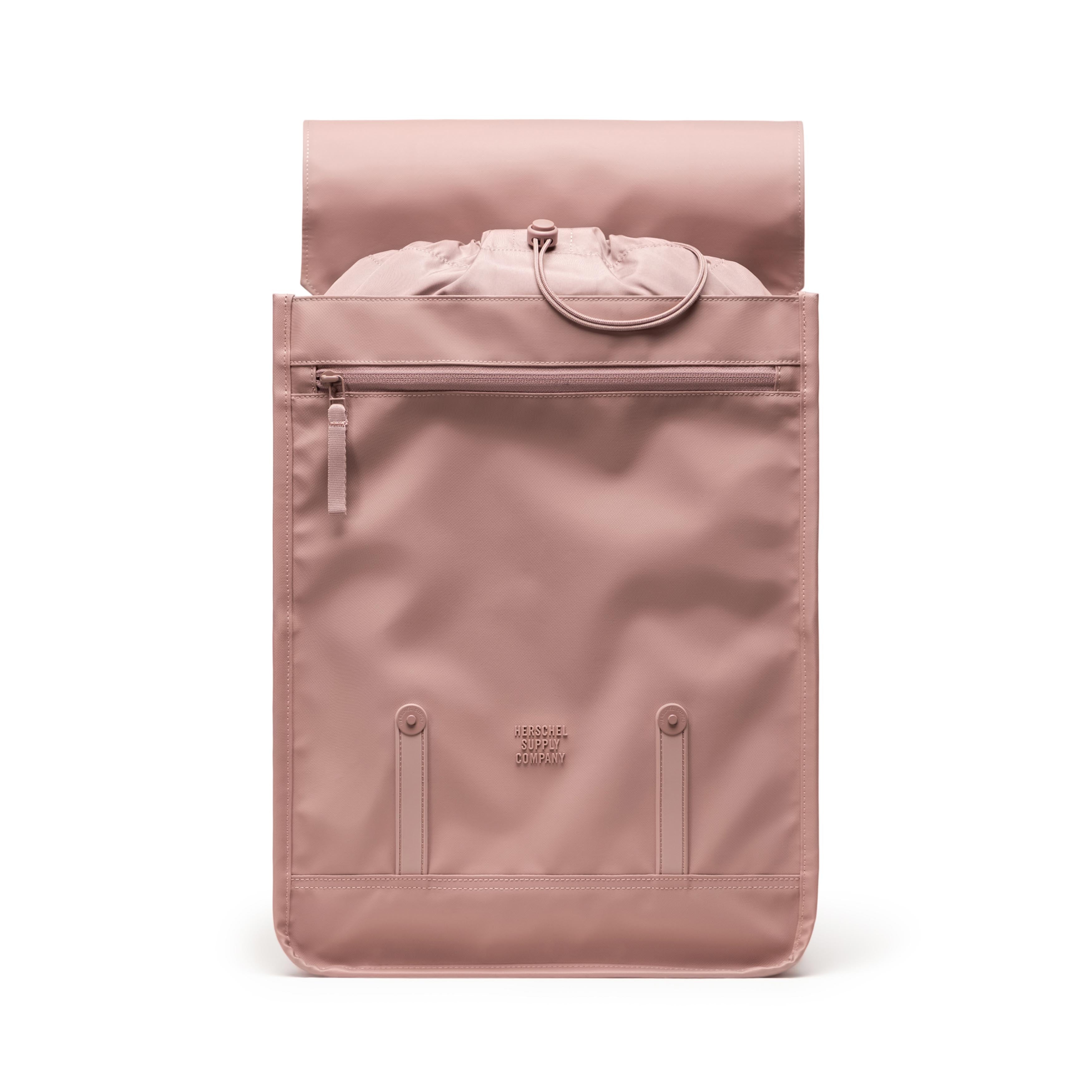 Herschel Survey Backpack Weather Resistant 24L in Ash Rose — interior view