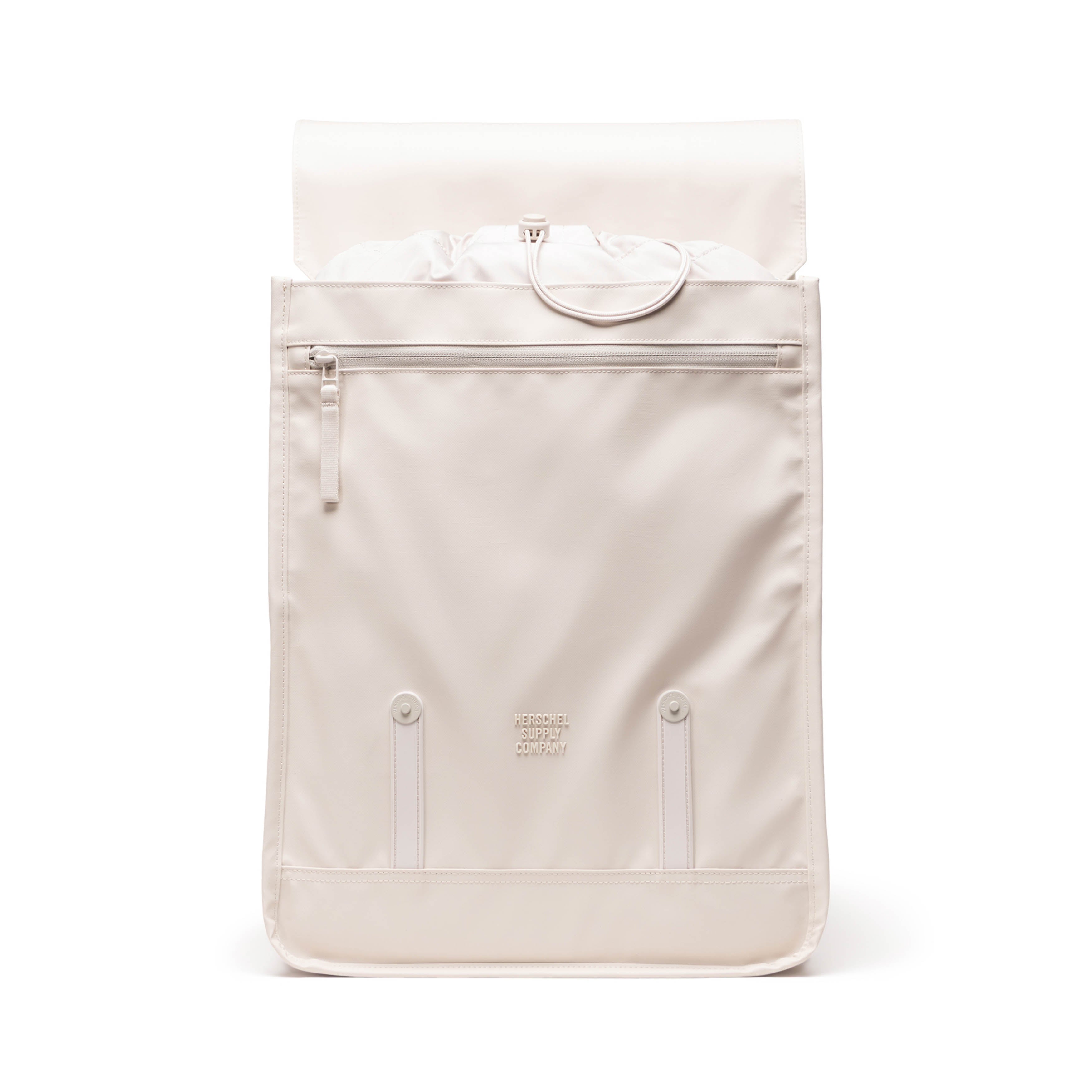 Herschel Survey Backpack Weather Resistant 24L in Moonbeam — interior view