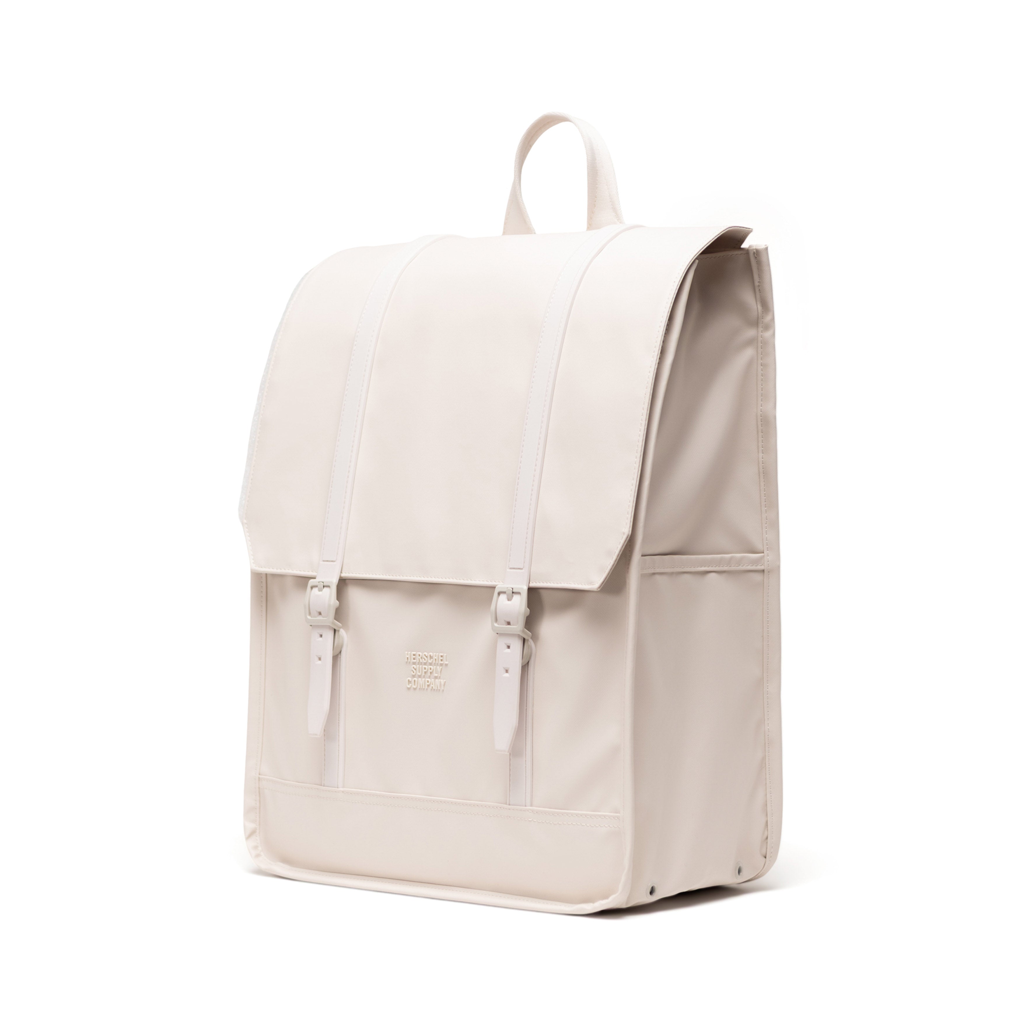 Herschel Survey Backpack Weather Resistant 24L in Moonbeam — angle view 2