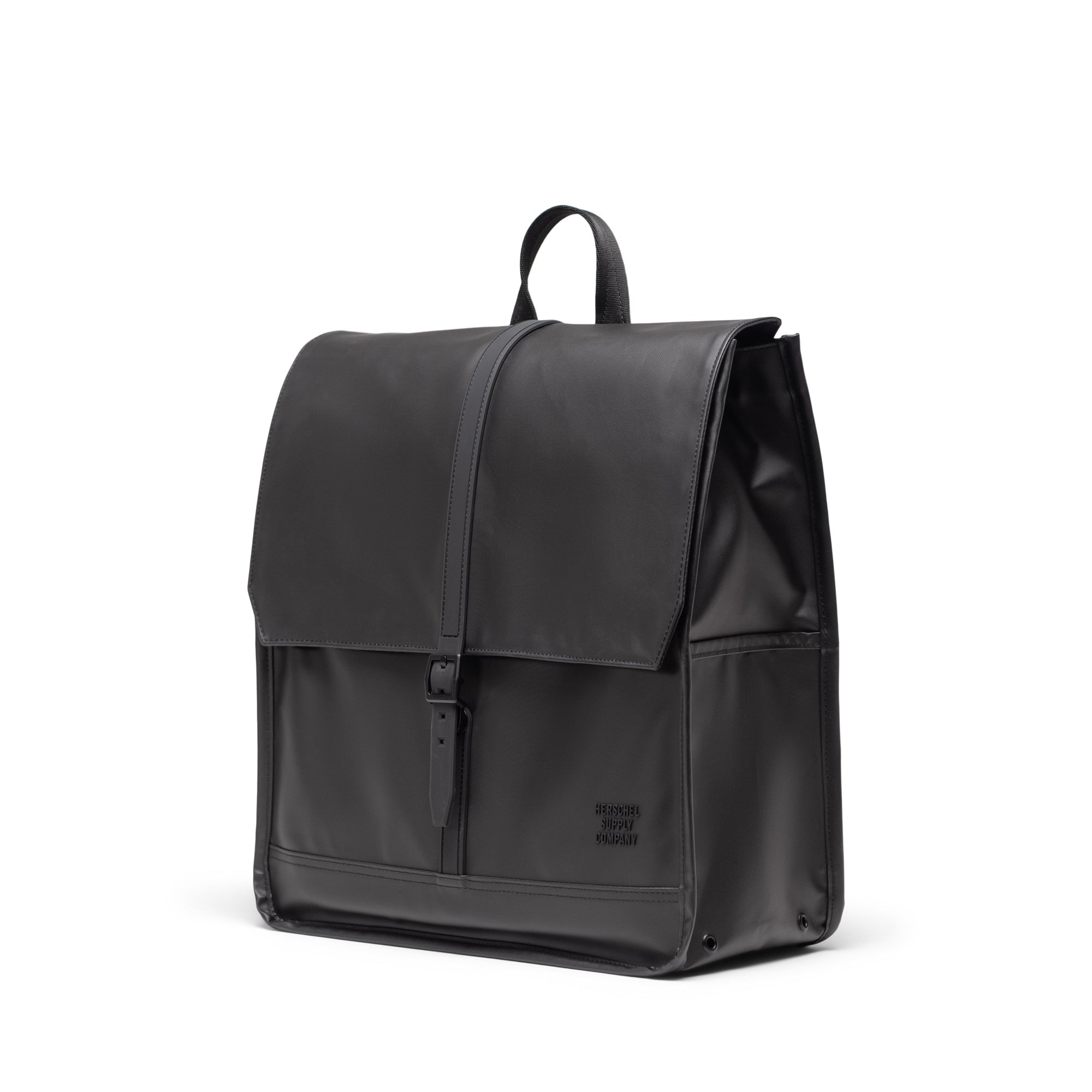 Herschel City Backpack Weather Resistant 18L in Black — angle view 2
