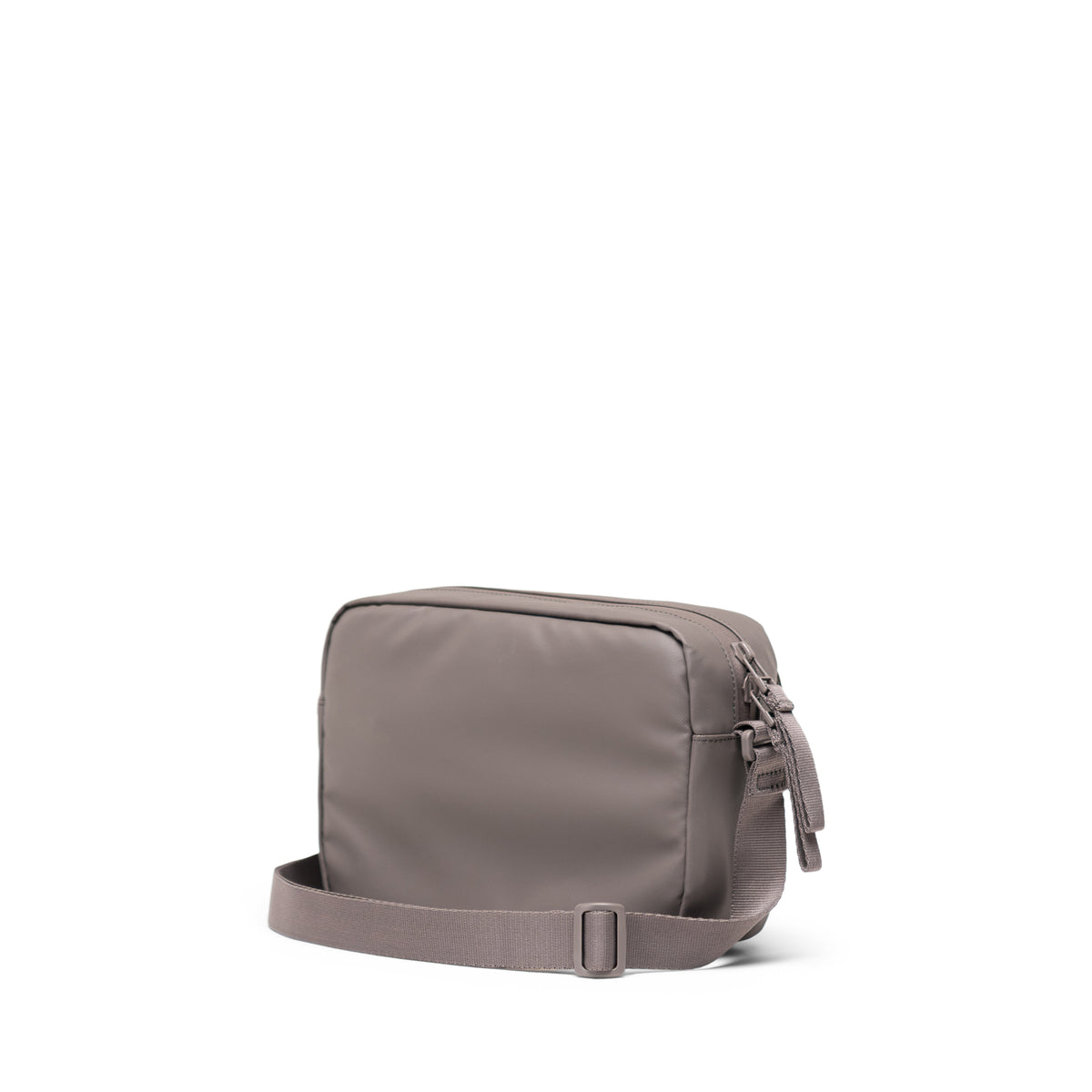 Herschel Alberni Crossbody Weather Resistant 3L in Dark Gull Gray — back view # color_Dark Gull Gray