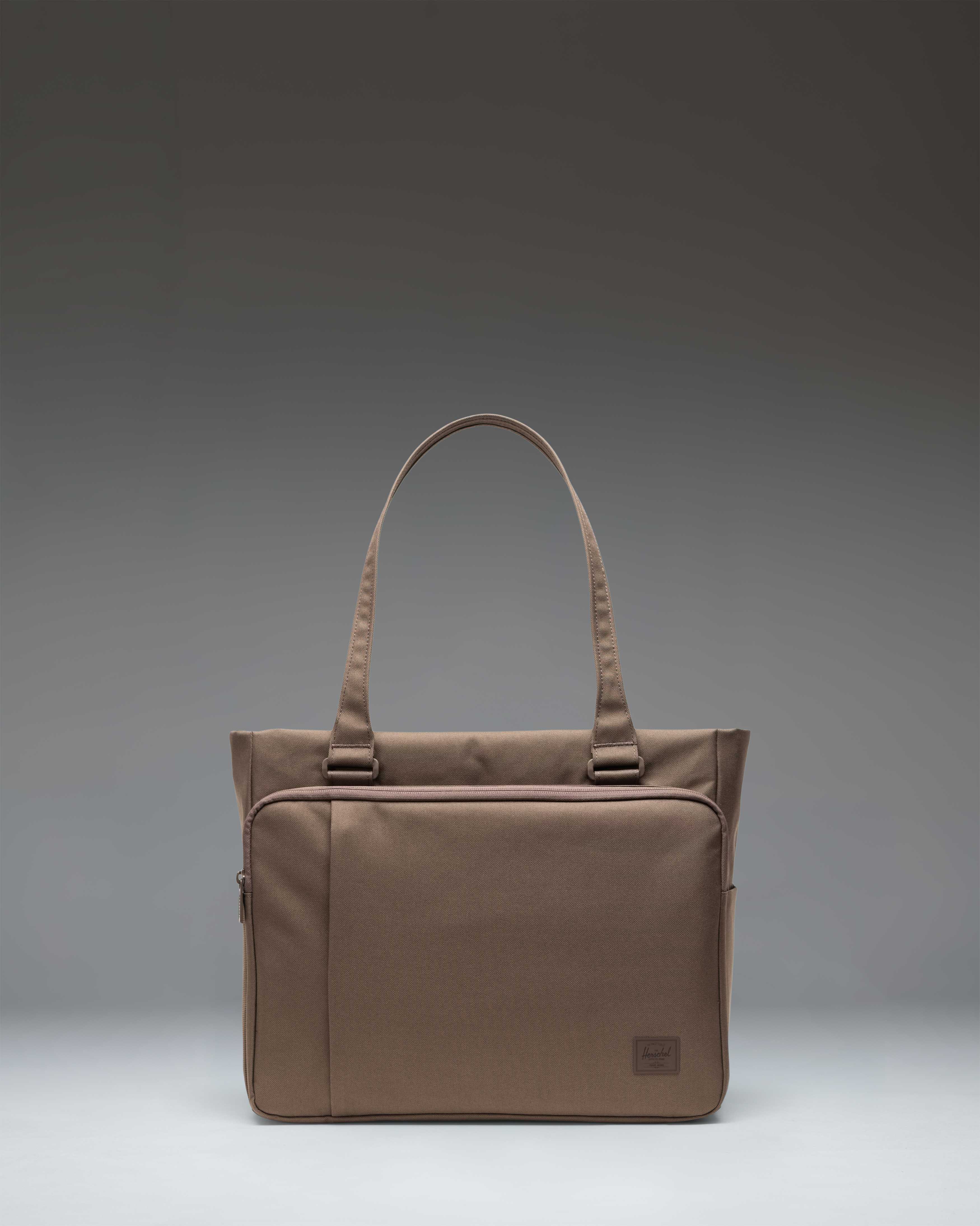 Herschel Kaslo Tote Tech 23L in Light Brown — front view