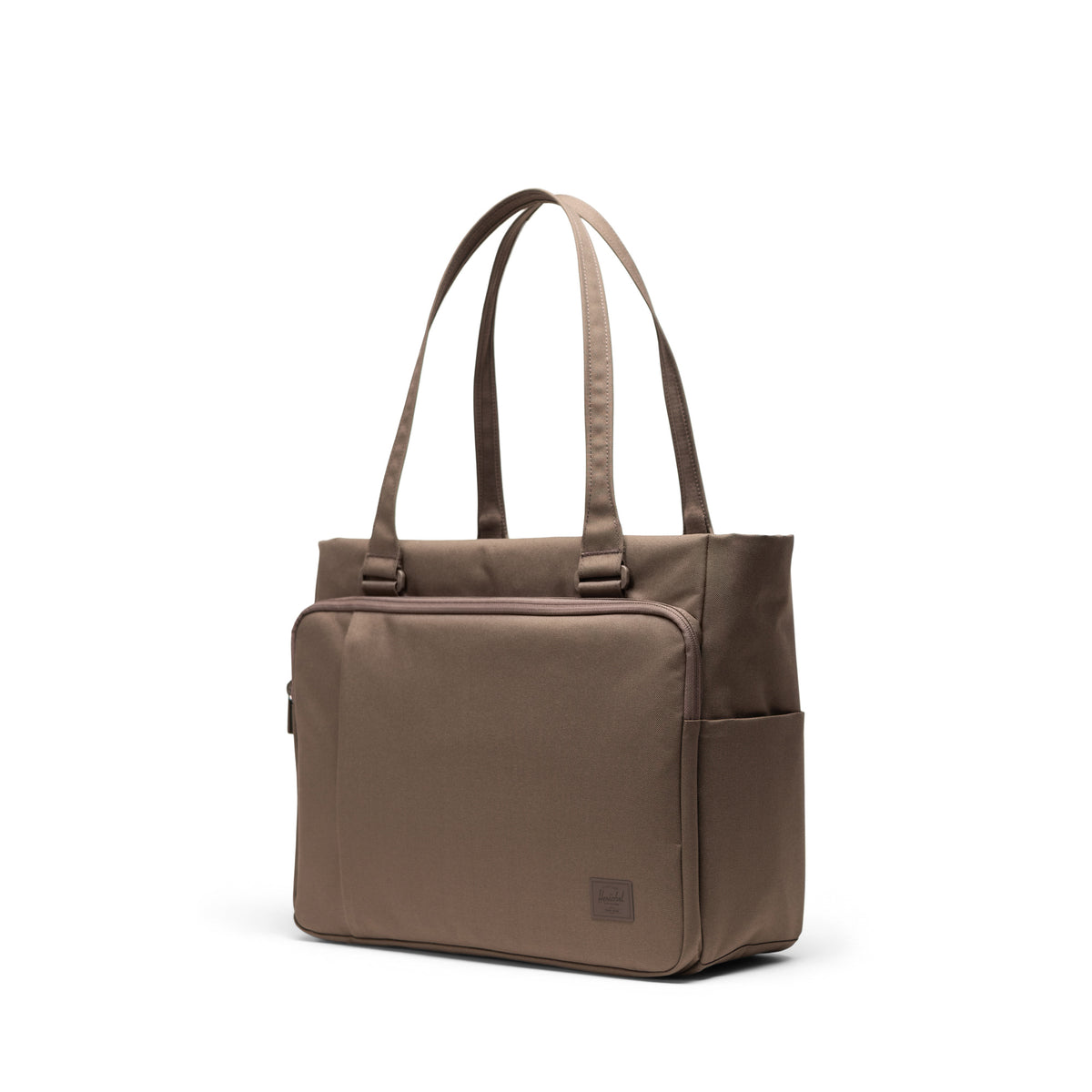 Herschel Kaslo Tote Tech 23L in Light Brown — angle view 2 # color_Light Brown