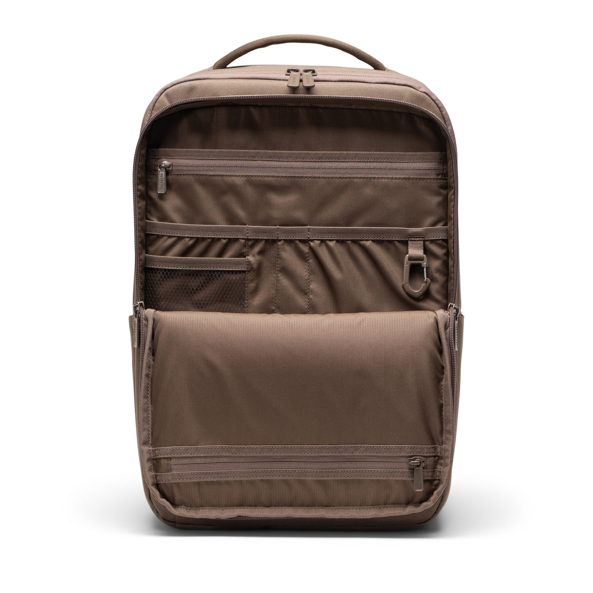 Herschel Kaslo Travel Backpack Tech 32L in Light Brown — angle view 2 # color_Light Brown
