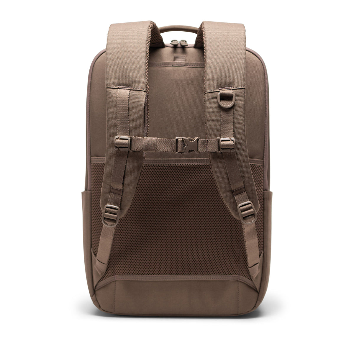 Herschel Kaslo Travel Backpack Tech 32L in Light Brown — back view # color_Light Brown