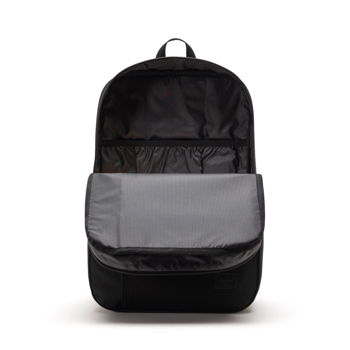 Herschel Wesbrook Backpack | 24L in Black Tonal — interior view 2 # color_Black Tonal