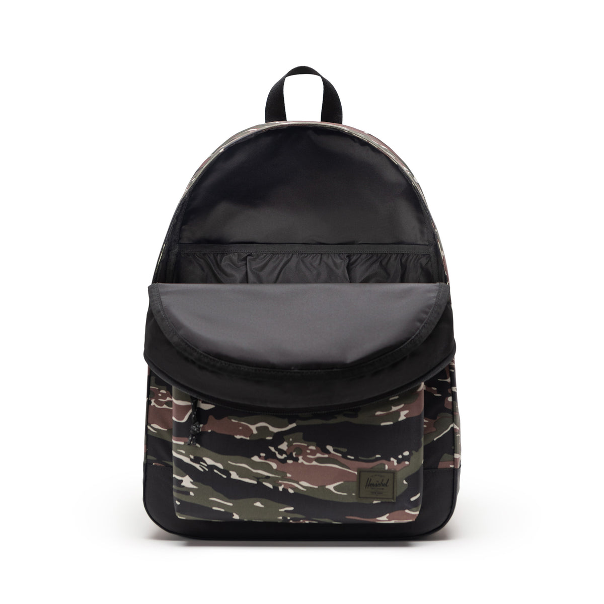 Nylon Herschel Classic XL Backpack 30L in Tiger Camo — angle view 2 # color_Tiger Camo