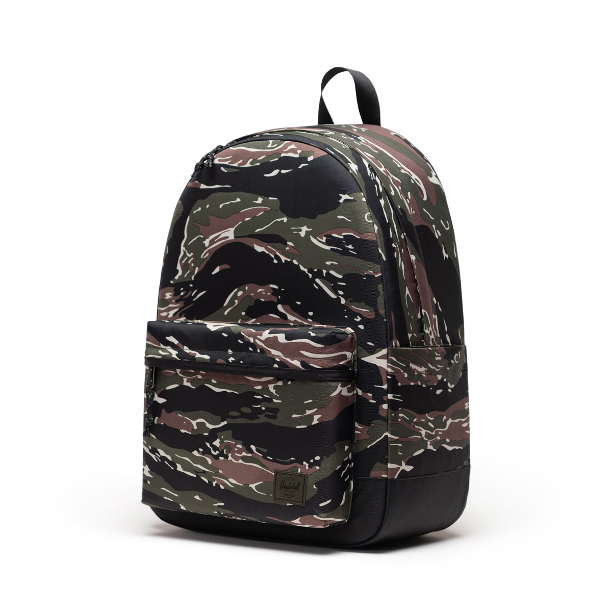 Nylon Herschel Classic XL Backpack 30L in Tiger Camo — angle view 3 # color_Tiger Camo