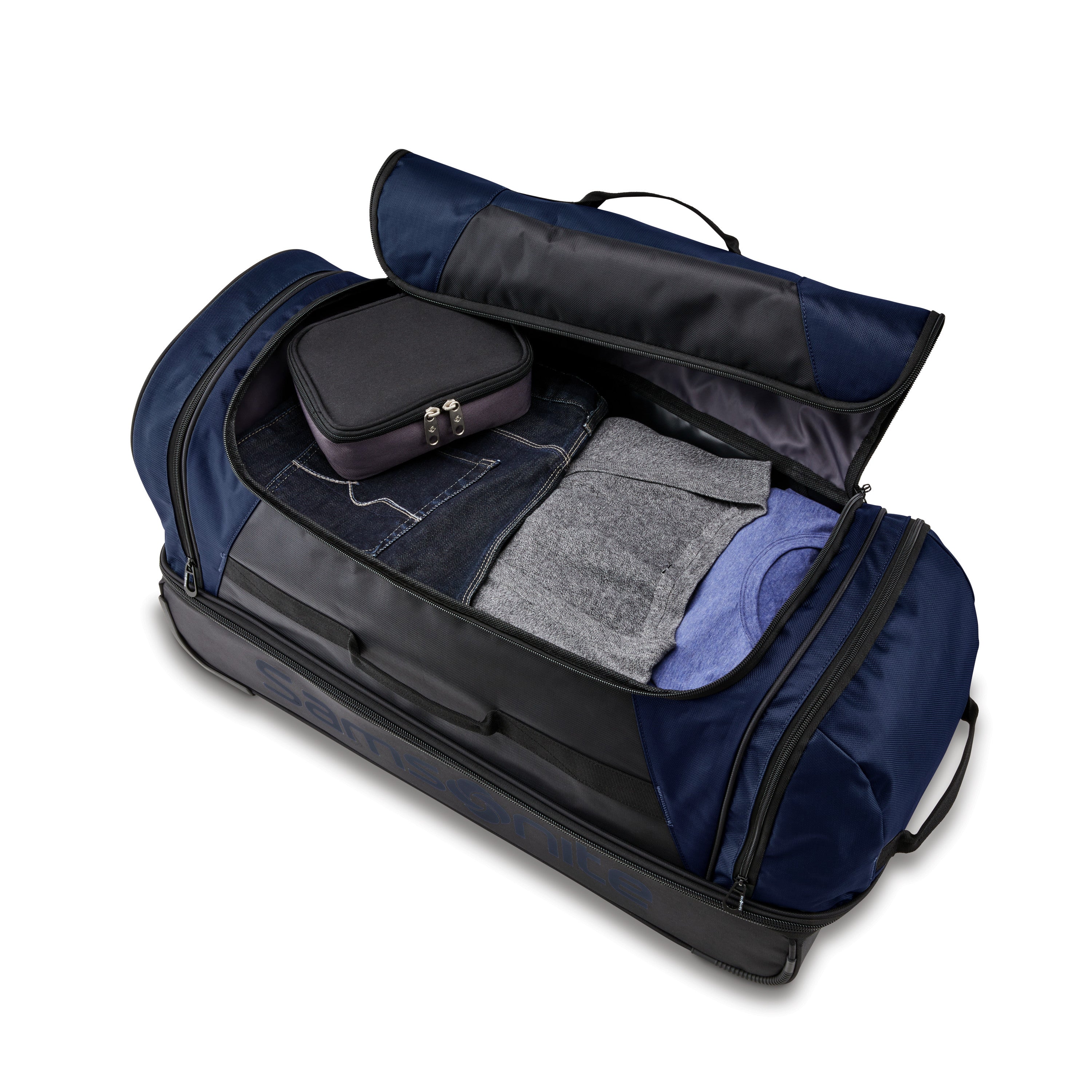 Samsonite Andante 2 32" Wheeled Duffel - NAVY/BLACK