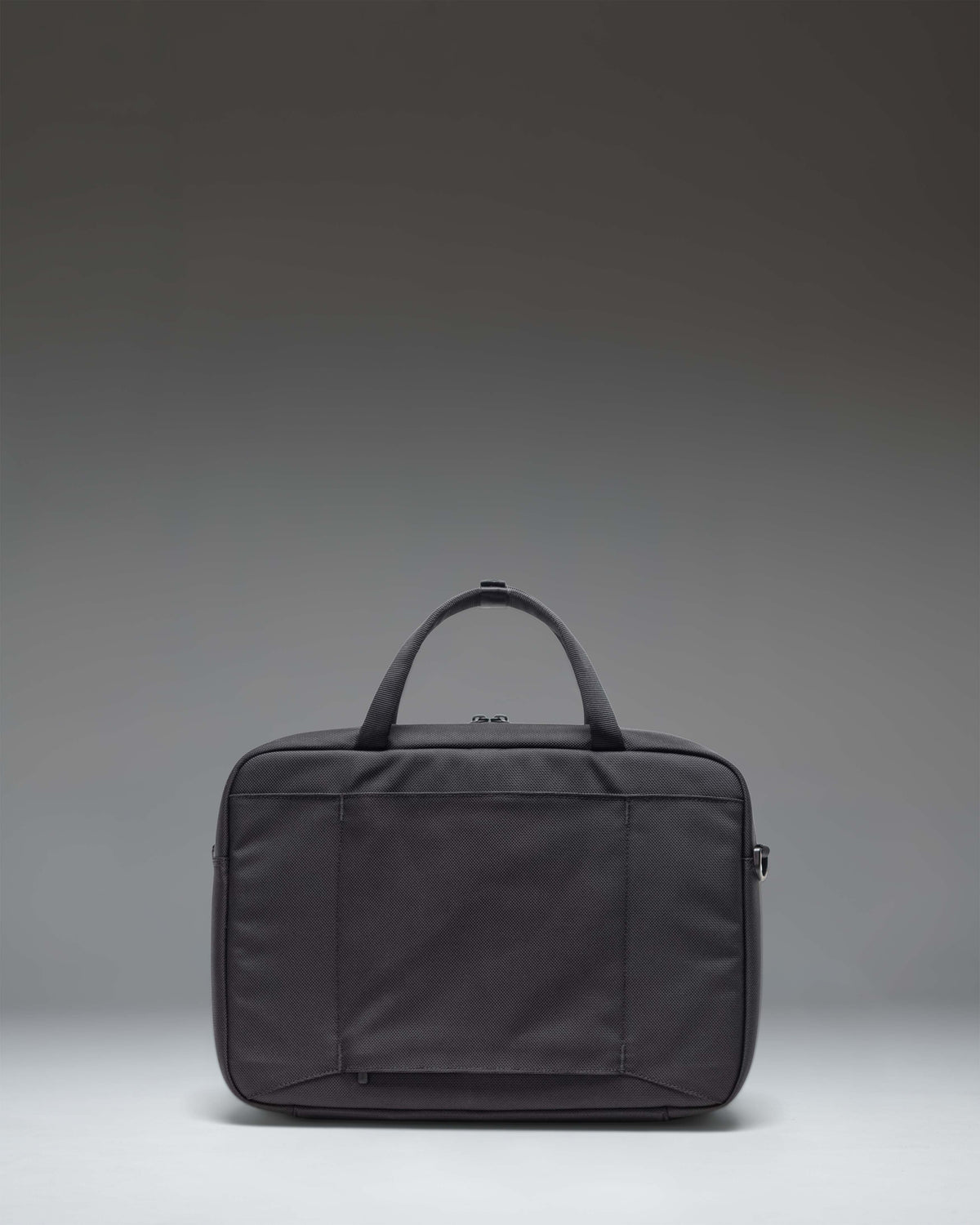 Herschel Gibson Messenger Tech Cordura 18L in Black — back view