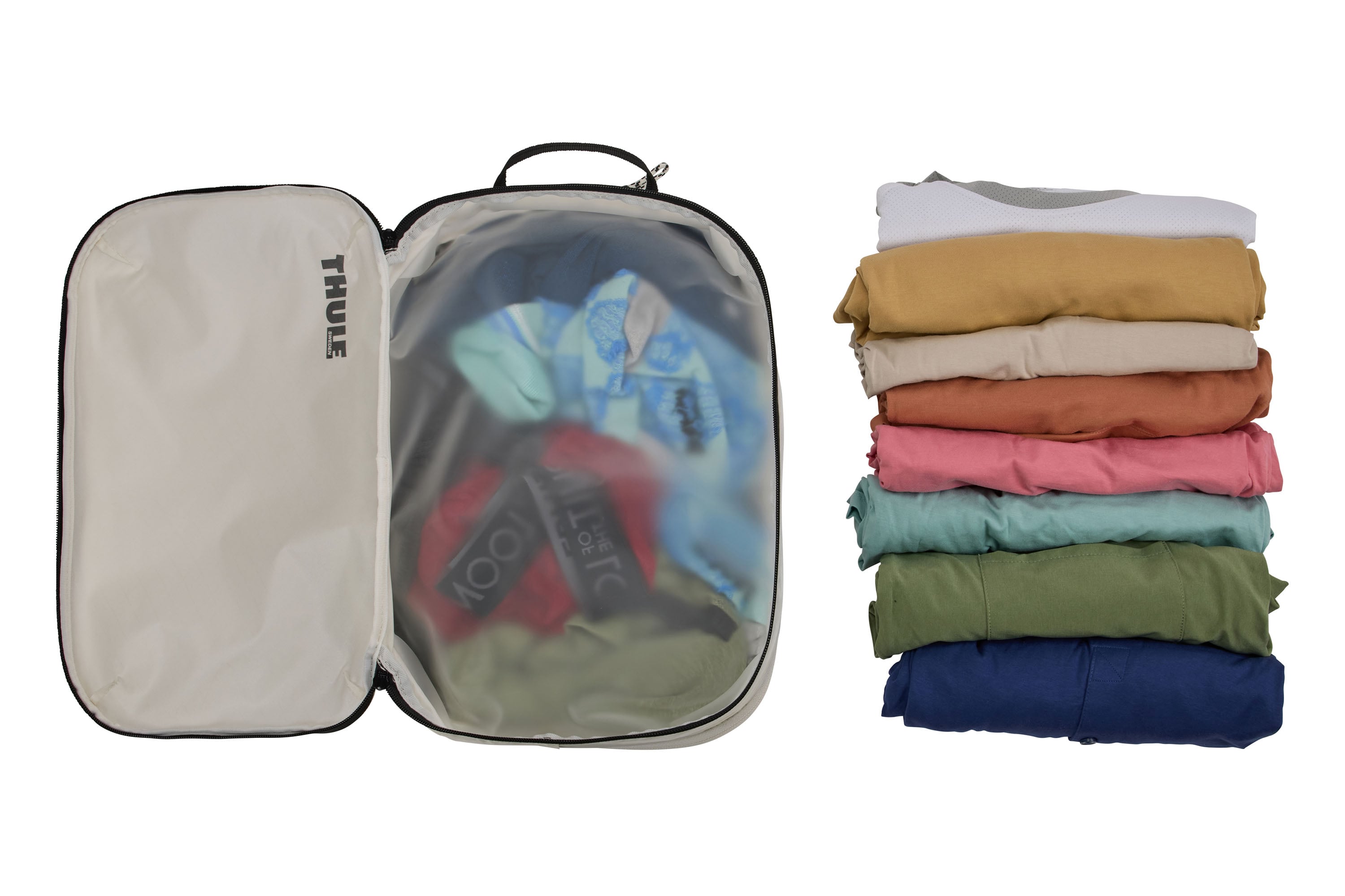 Thule Clean/dirty Packing Cube in White — interior view 2 # color_White