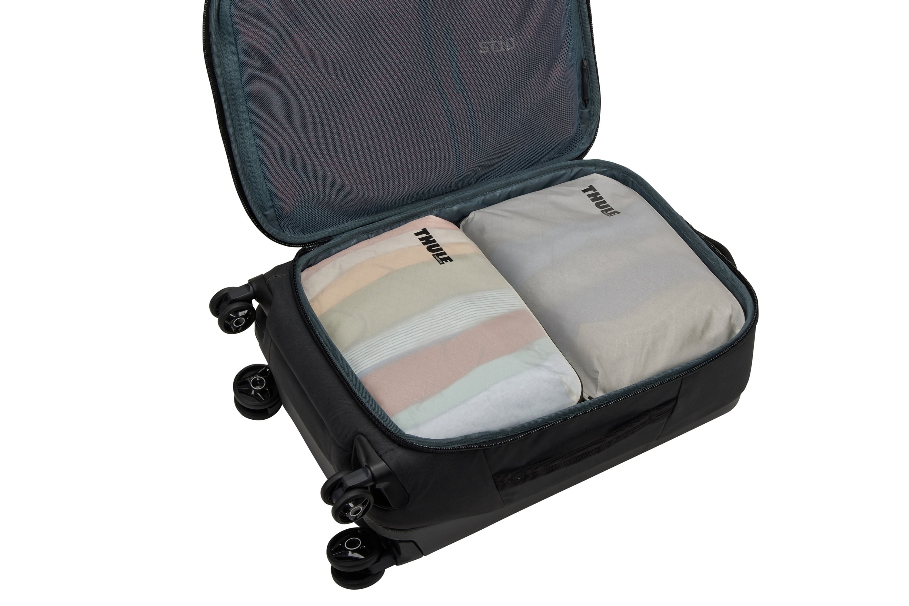 Thule Compression Packing Cube Medium in White — angle view 8 # color_White