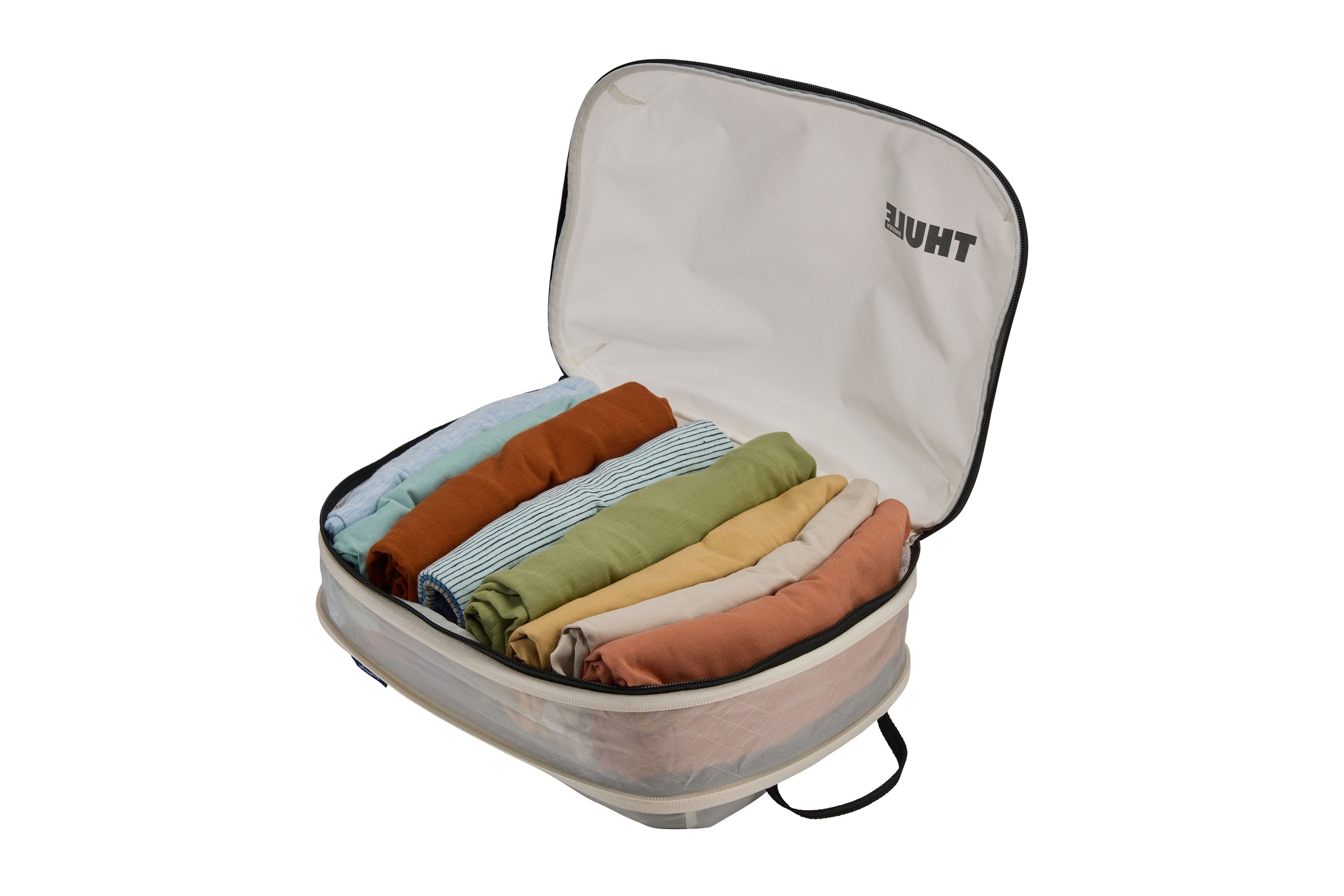 Thule Compression Packing Cube Medium in White — interior view 2 # color_White