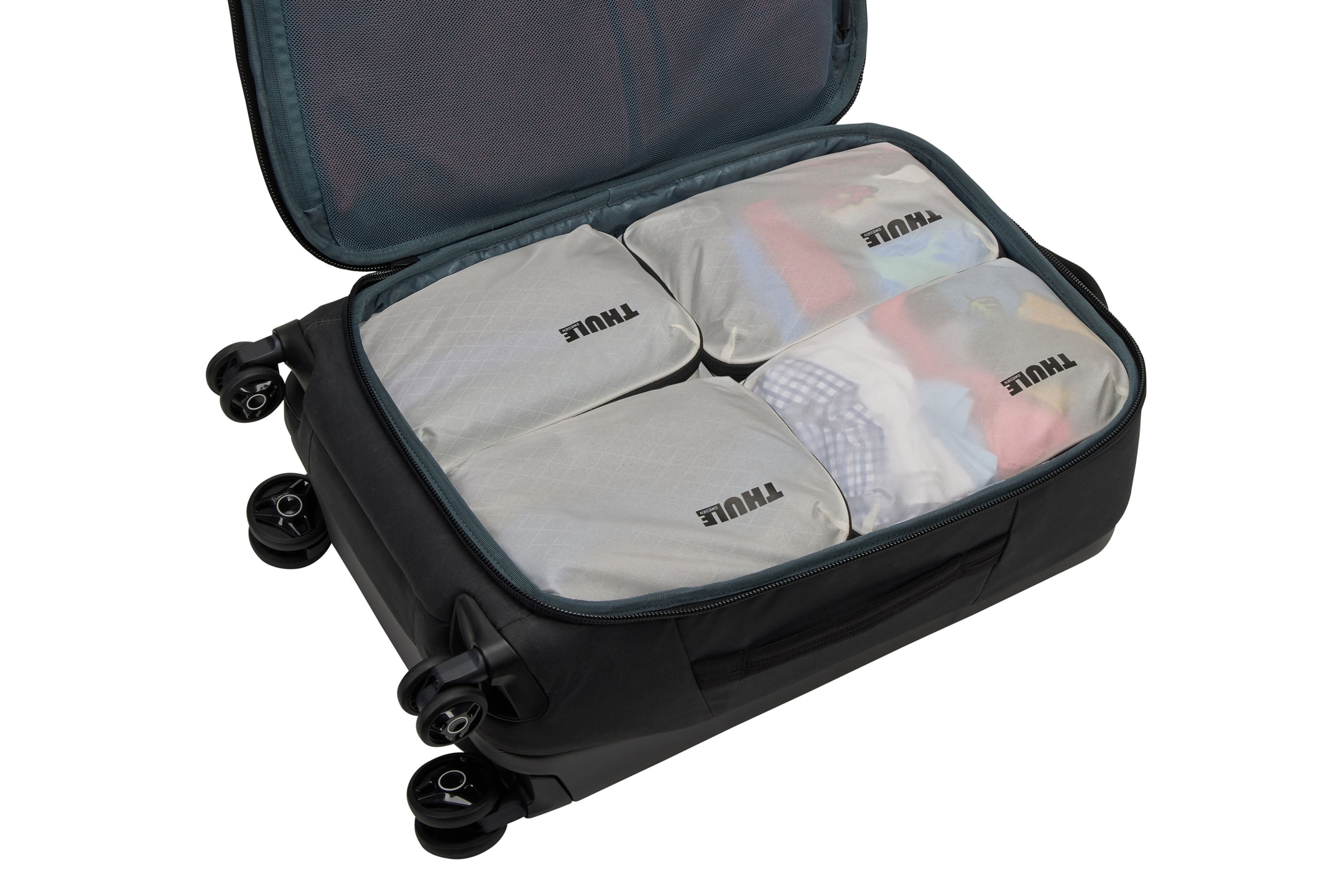 Thule Compression Packing Cube Small in White — angle view 8 # color_White