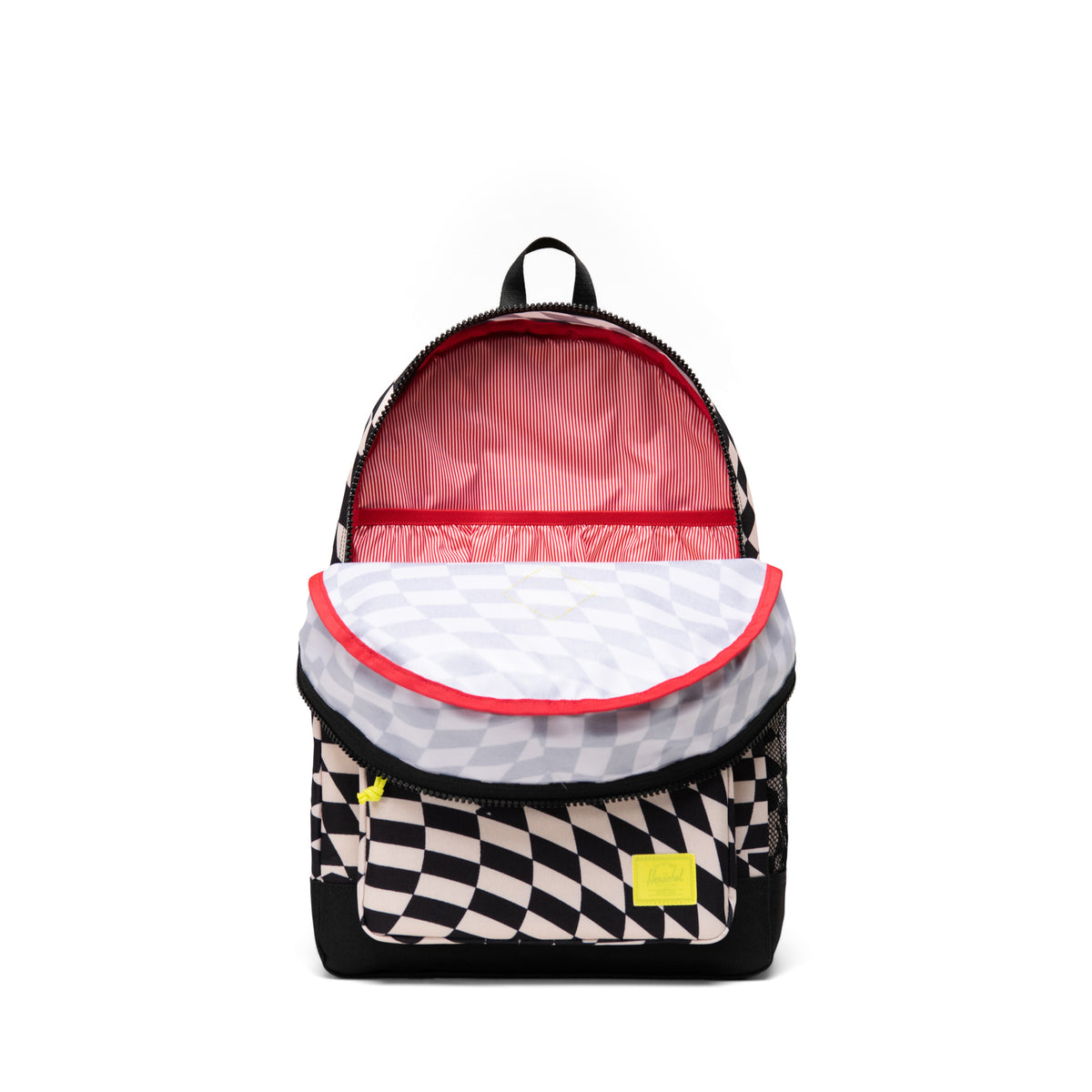 Herschel Heritage Kids Backpack 20L in Warp Check — angle view 2 # color_Warp Check
