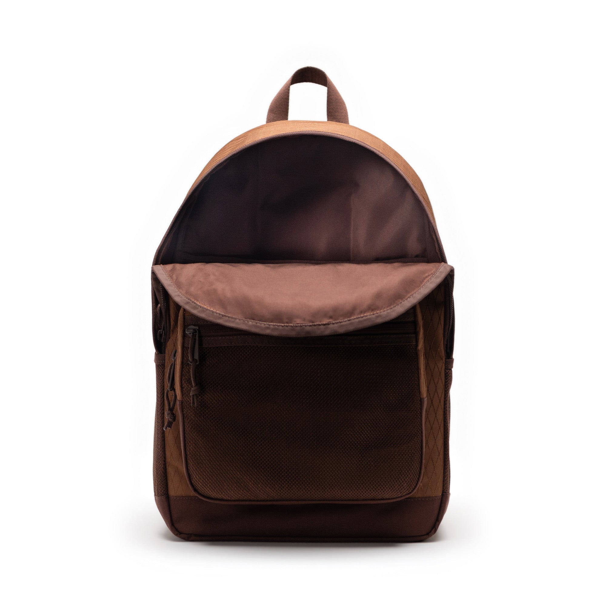 Herschel Kaine Backpack Diamond 28L in Soft Silt Dmnd/Chicory Coffee — angle view 2