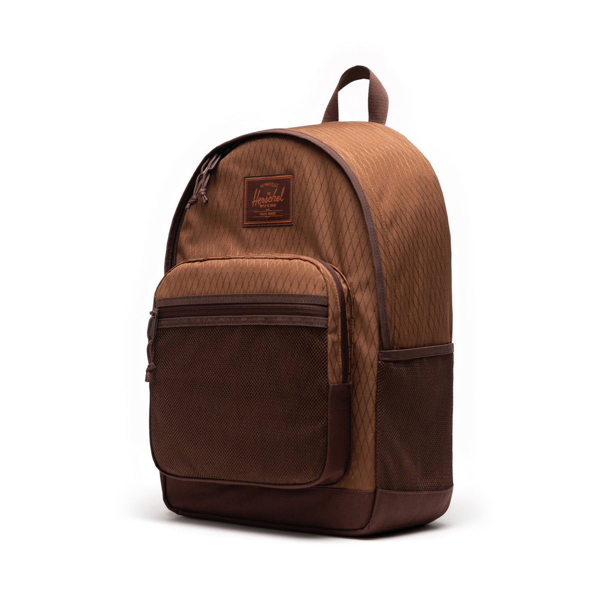 Herschel Kaine Backpack Diamond 28L in Soft Silt Dmnd/Chicory Coffee — angle view 3