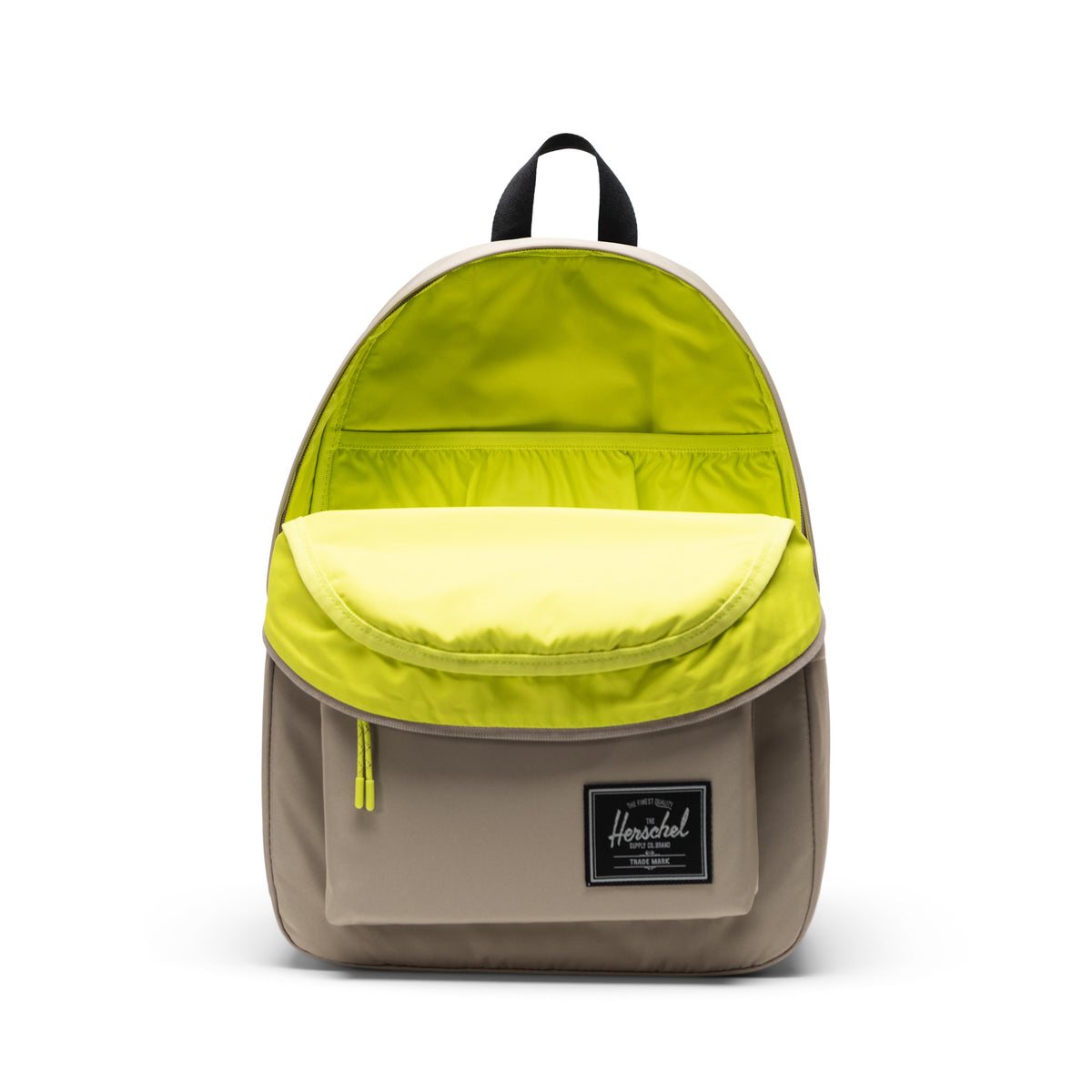 Herschel Classic Backpack Twill 26L in Laurel Oak — angle view 2 # color_Laurel Oak