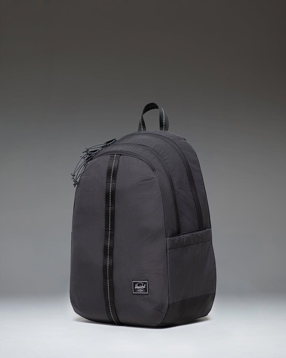 Herschel Kingston Backpack Ripstop Reflective in Charcoal — angle view 2