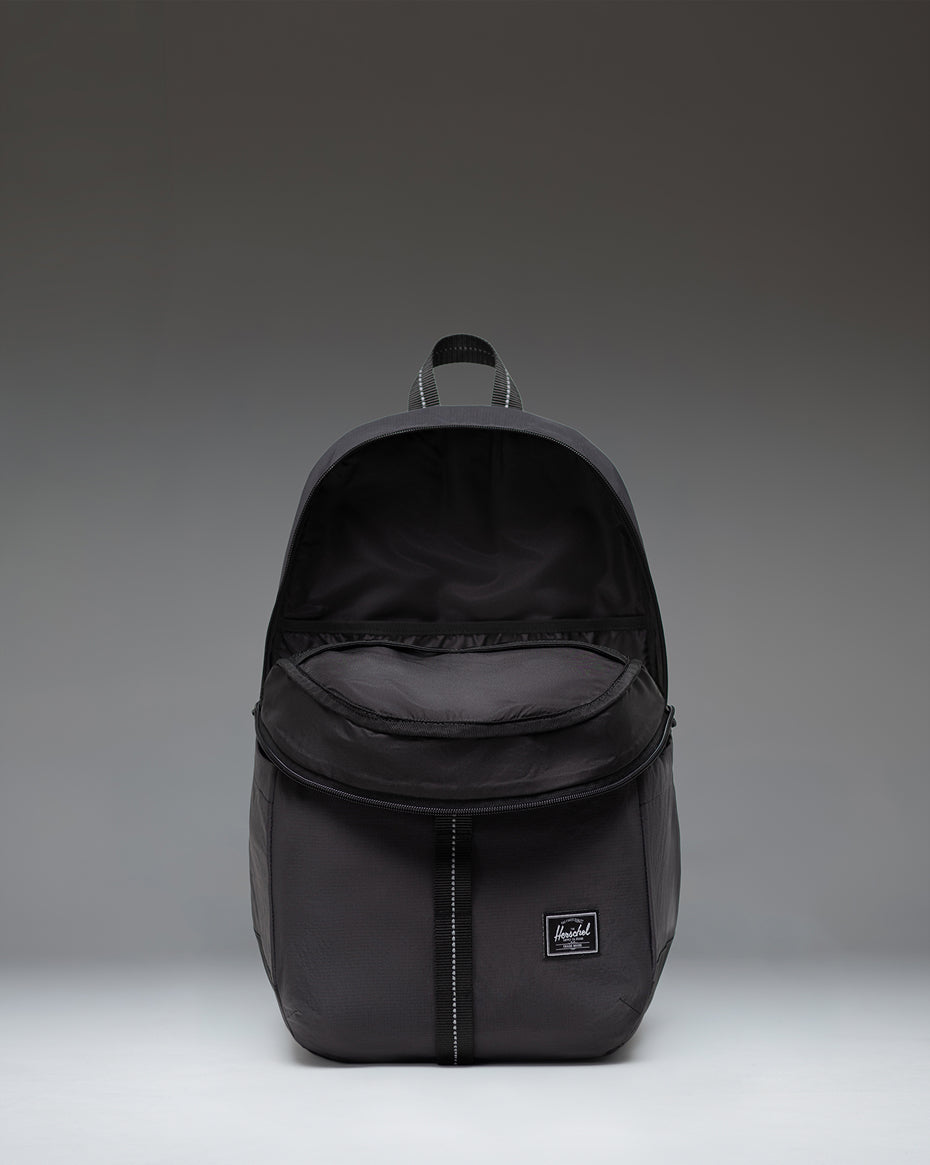 Herschel Kingston Backpack Ripstop Reflective in Charcoal — interior view 2