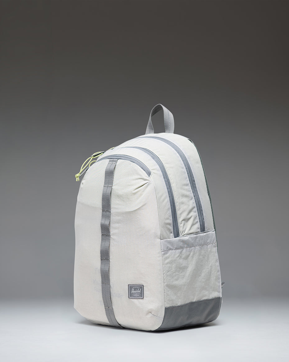 Herschel Kingston Backpack Ripstop Reflective in Off White — angle view 2