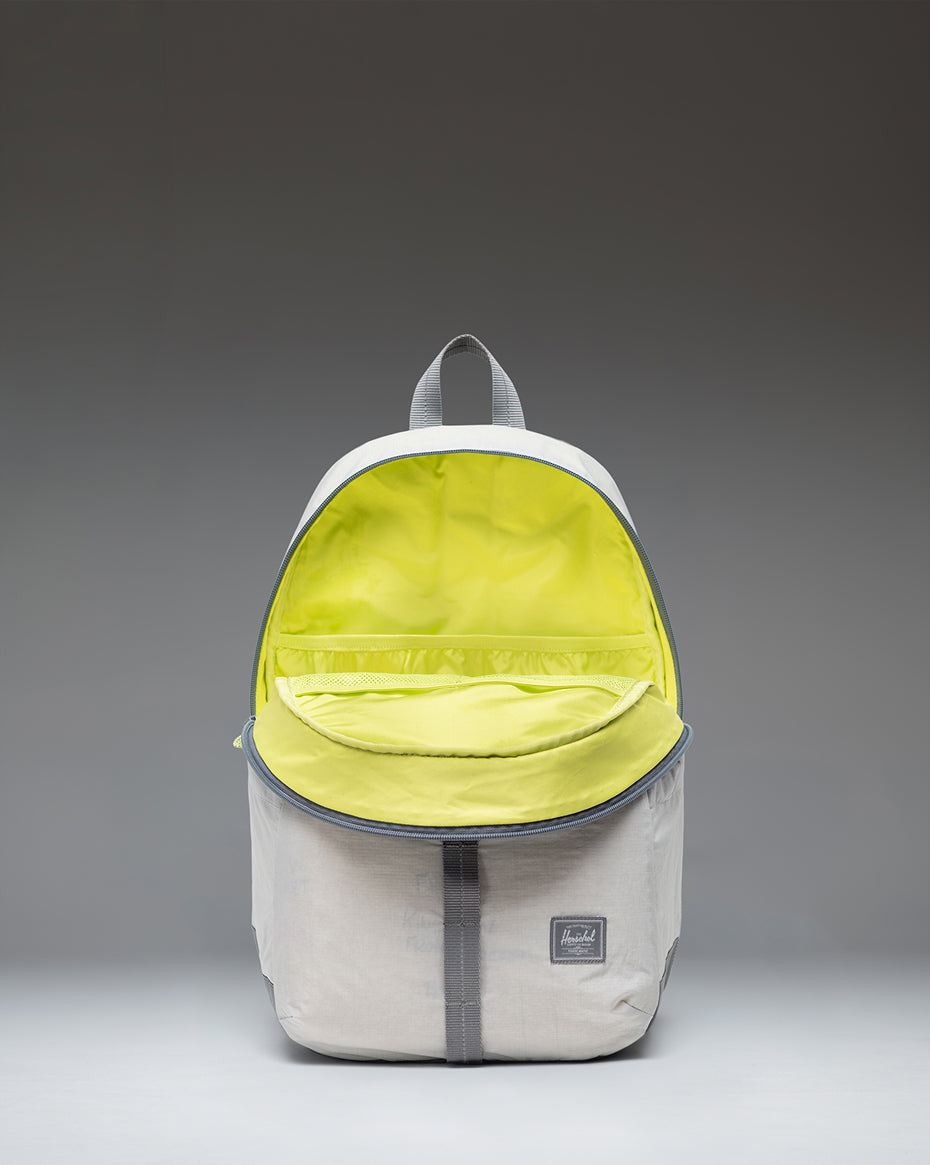 Herschel Kingston Backpack Ripstop Reflective in Off White — interior view 2
