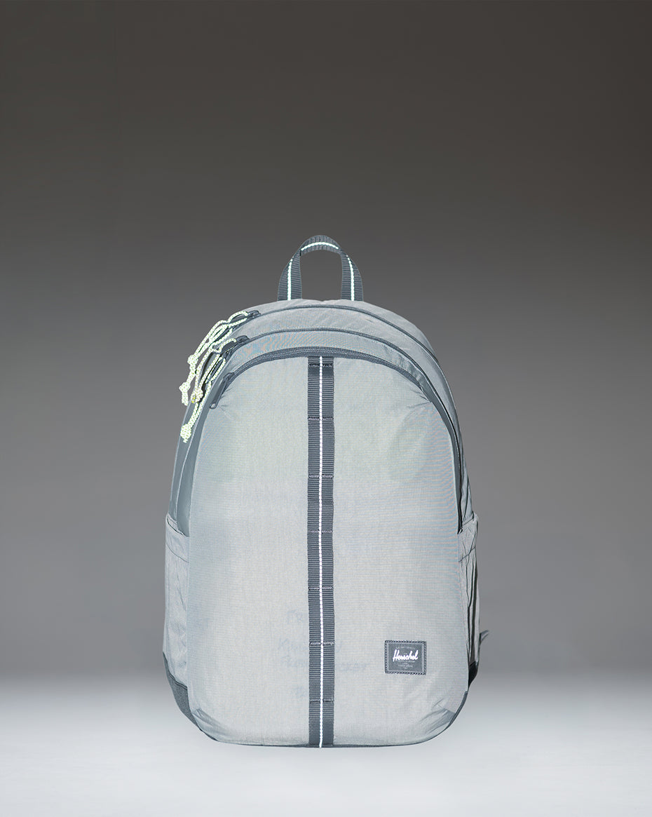 Herschel Kingston Backpack Ripstop Reflective in Off White — side view