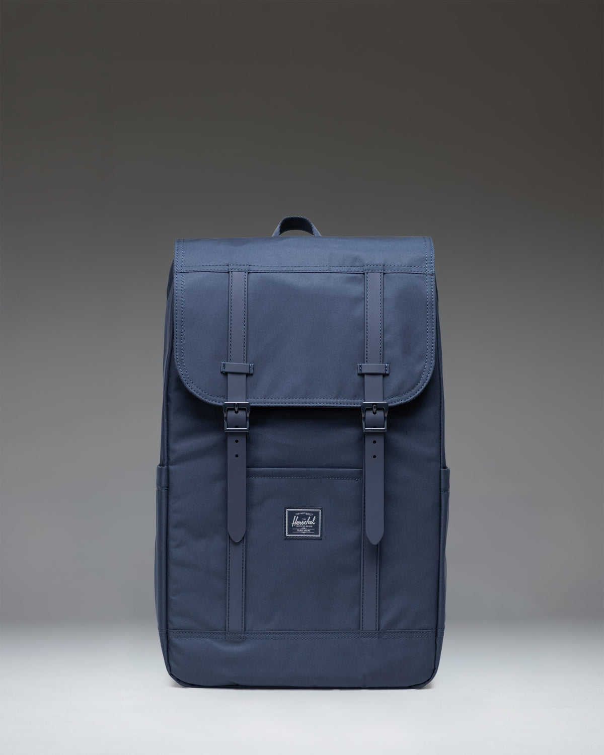 Herschel Retreat Backpack Twill in Navy — front view