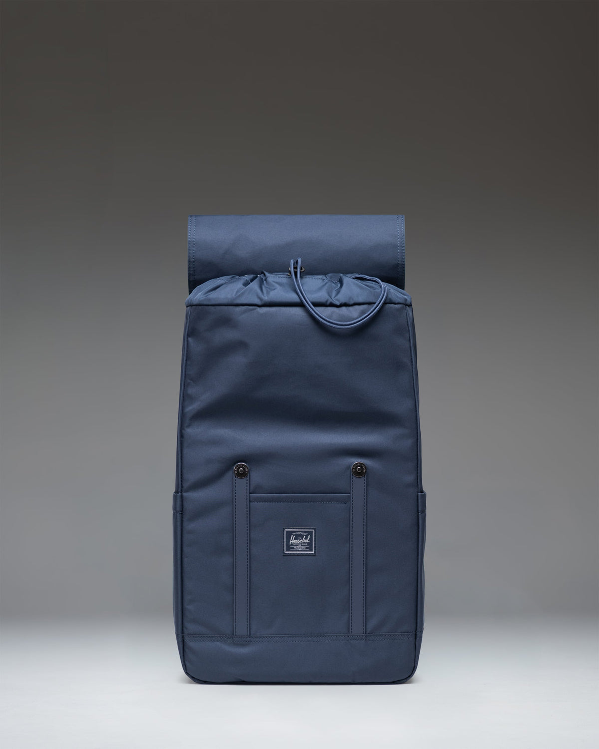 Herschel Retreat Backpack Twill in Navy — interior view