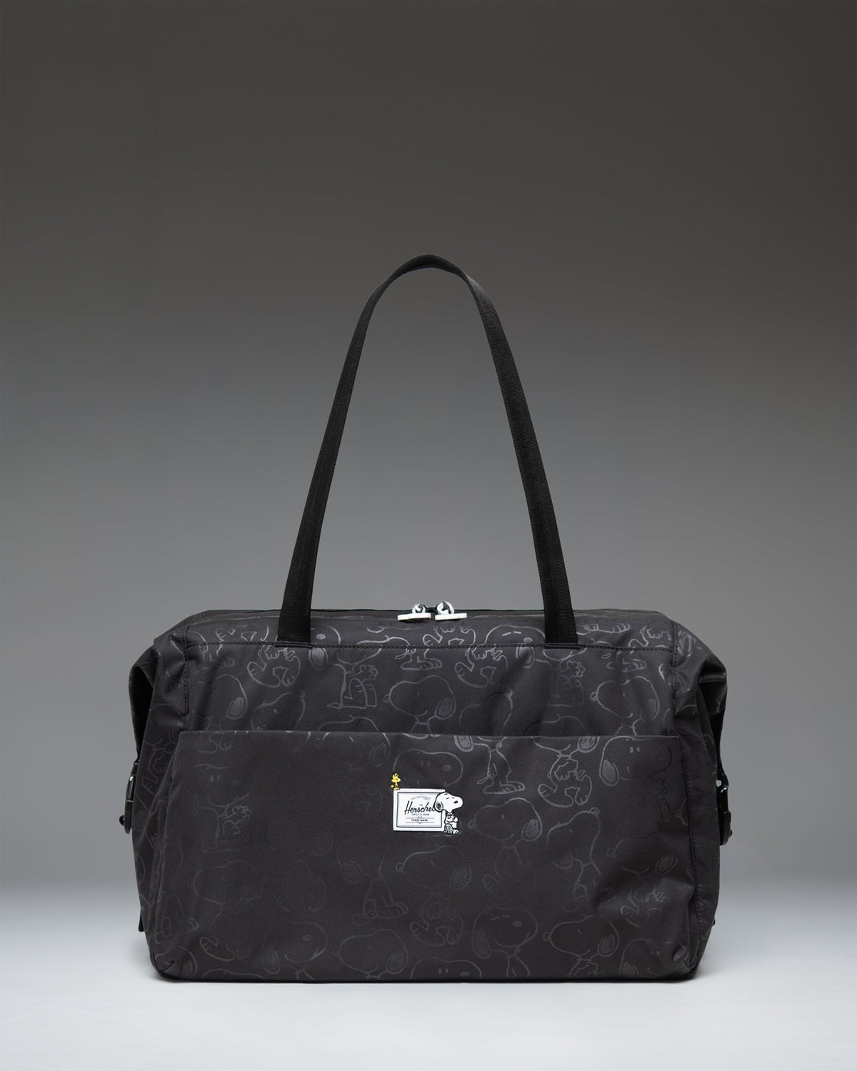 Peanuts® Maia Weekender in Snoopy Black — front view