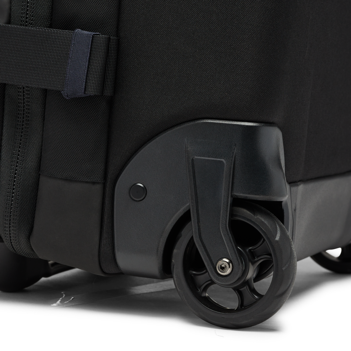 Cotopaxi Allpa 38L Roller Bag in Black — detail view