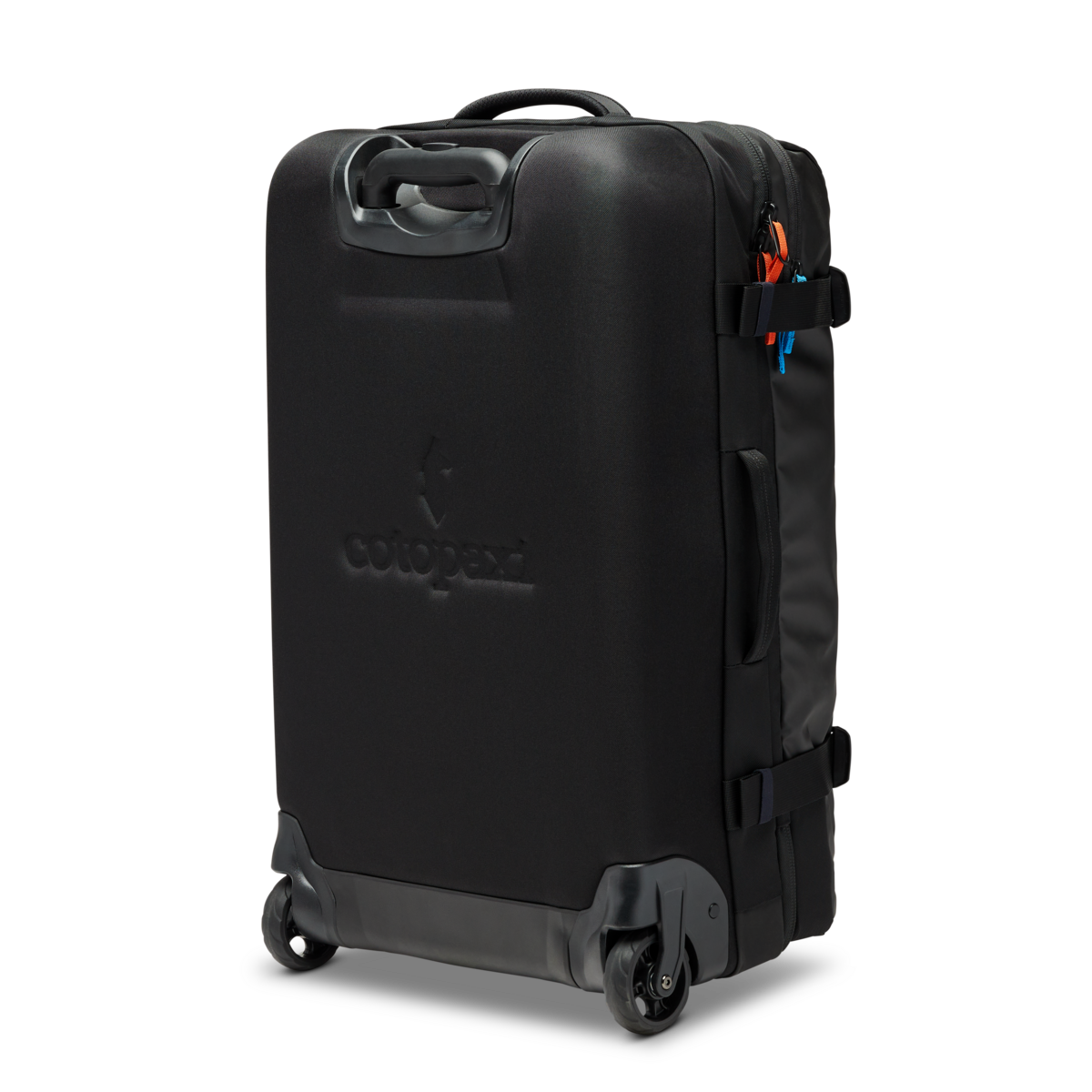 Cotopaxi Allpa 65L Roller Bag in Black — back view
