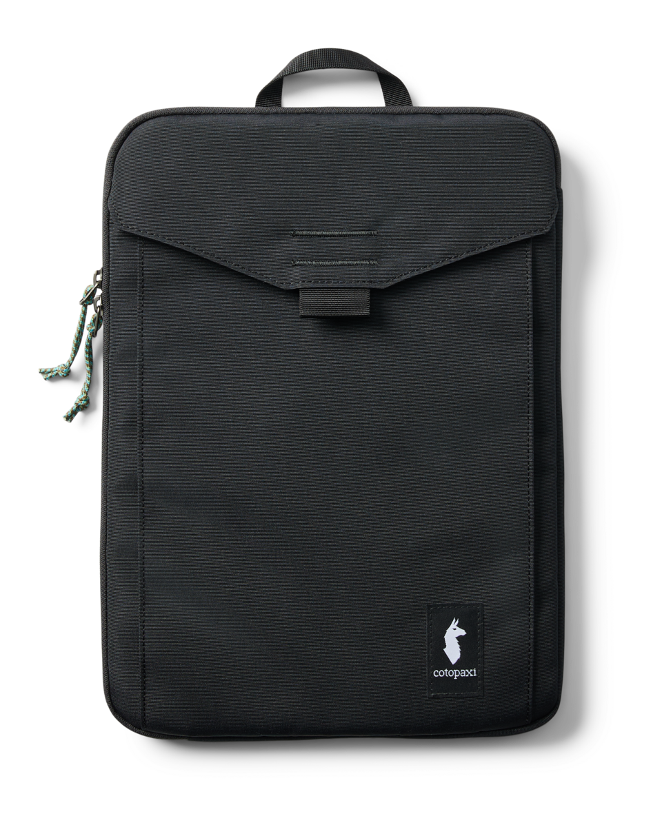 Cotopaxi 16" Laptop Sleeve in Black — front view