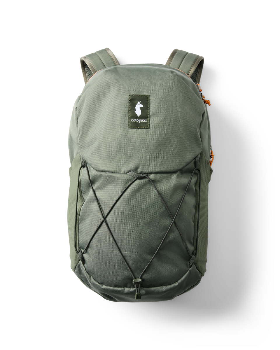 Cotopaxi Abierto 26L Daypack in Fatigue — lifestyle view