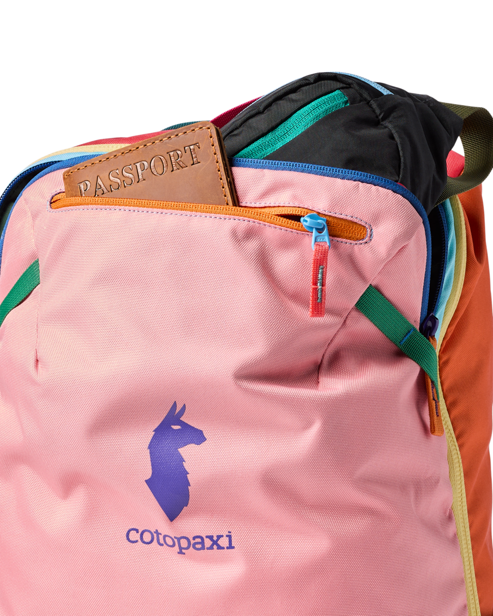 Cotopaxi Allpa 28L Travel Pack in Del Día — detail view