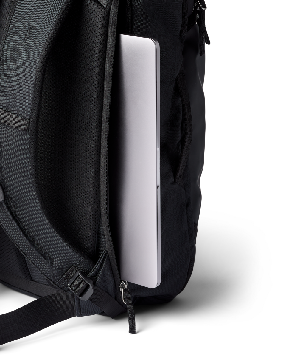 Cotopaxi Allpa 28L Travel Pack in Black — angle view 1