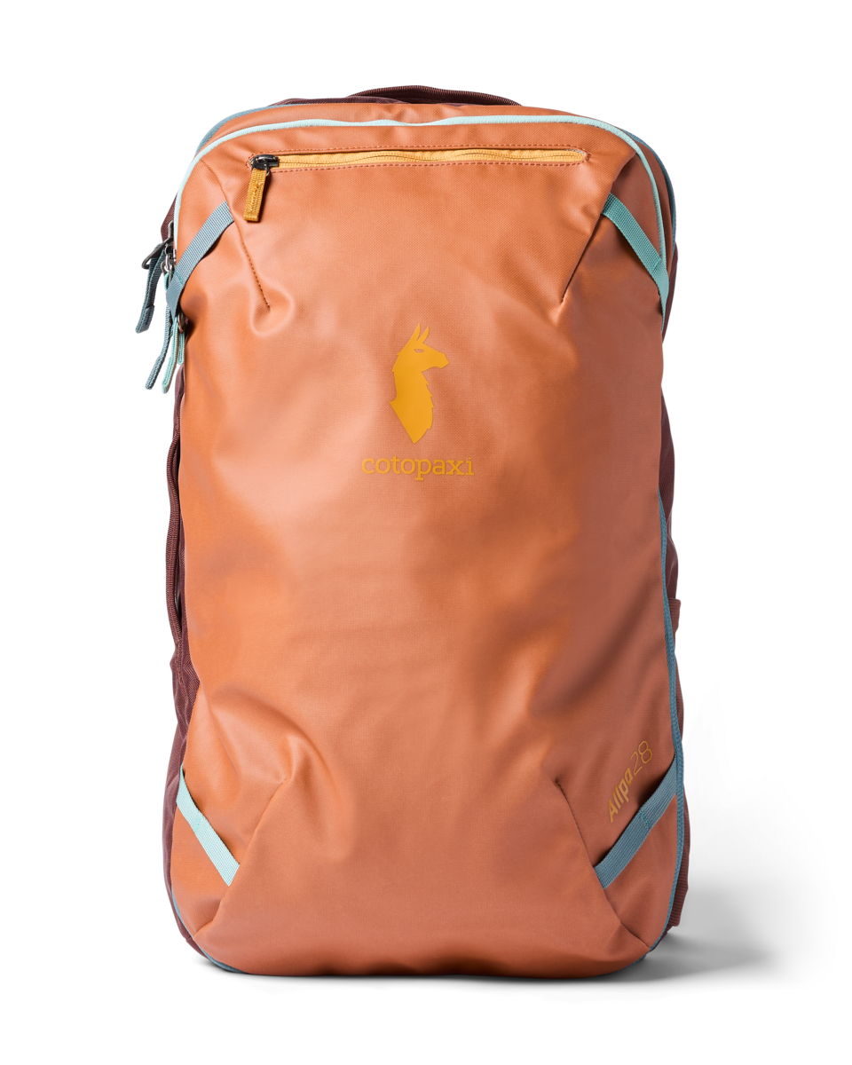 Cotopaxi Allpa 28L Travel Pack in Whiskey — front view # color_Whiskey