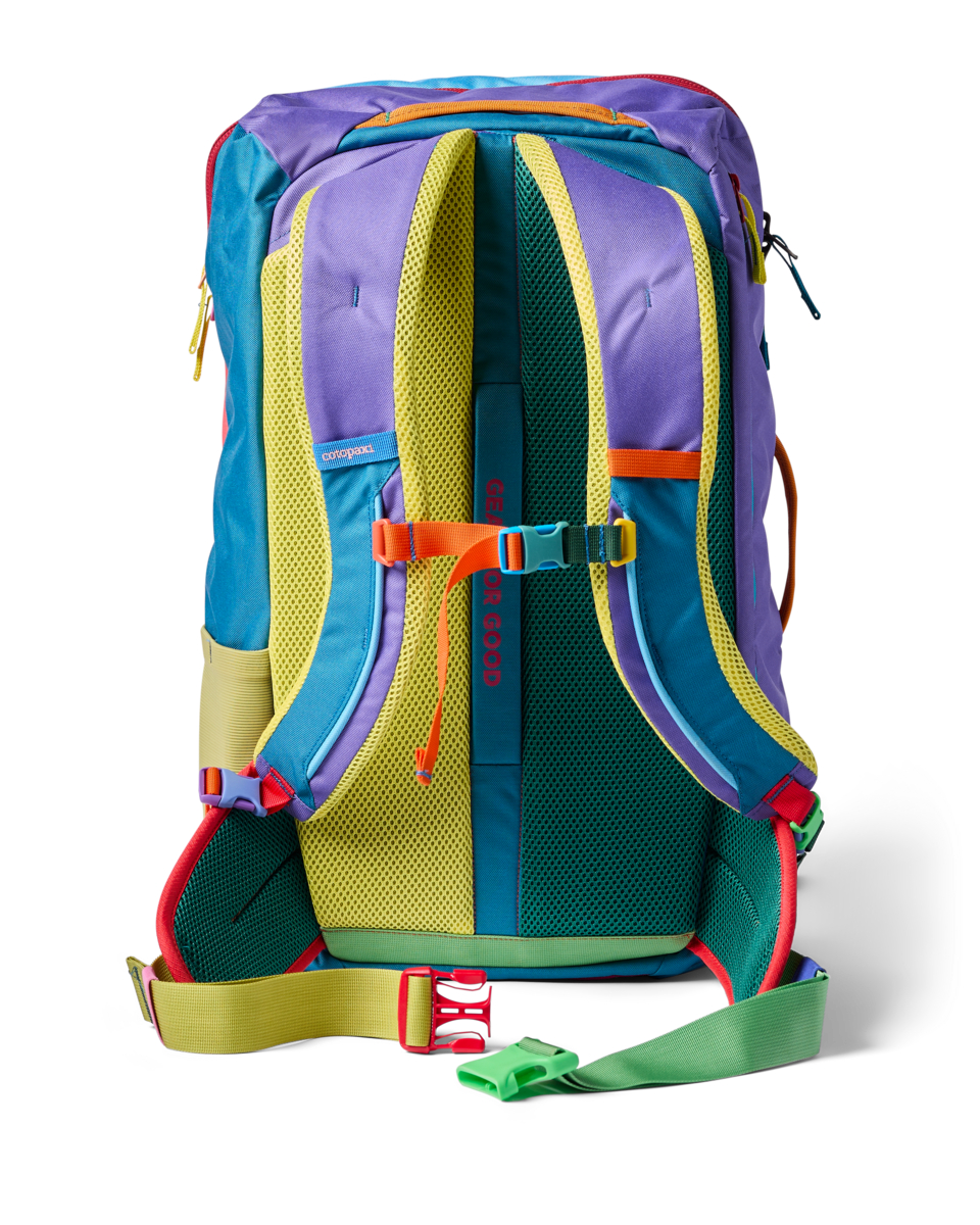 Cotopaxi Allpa 35L Travel Pack in Del Día — back view