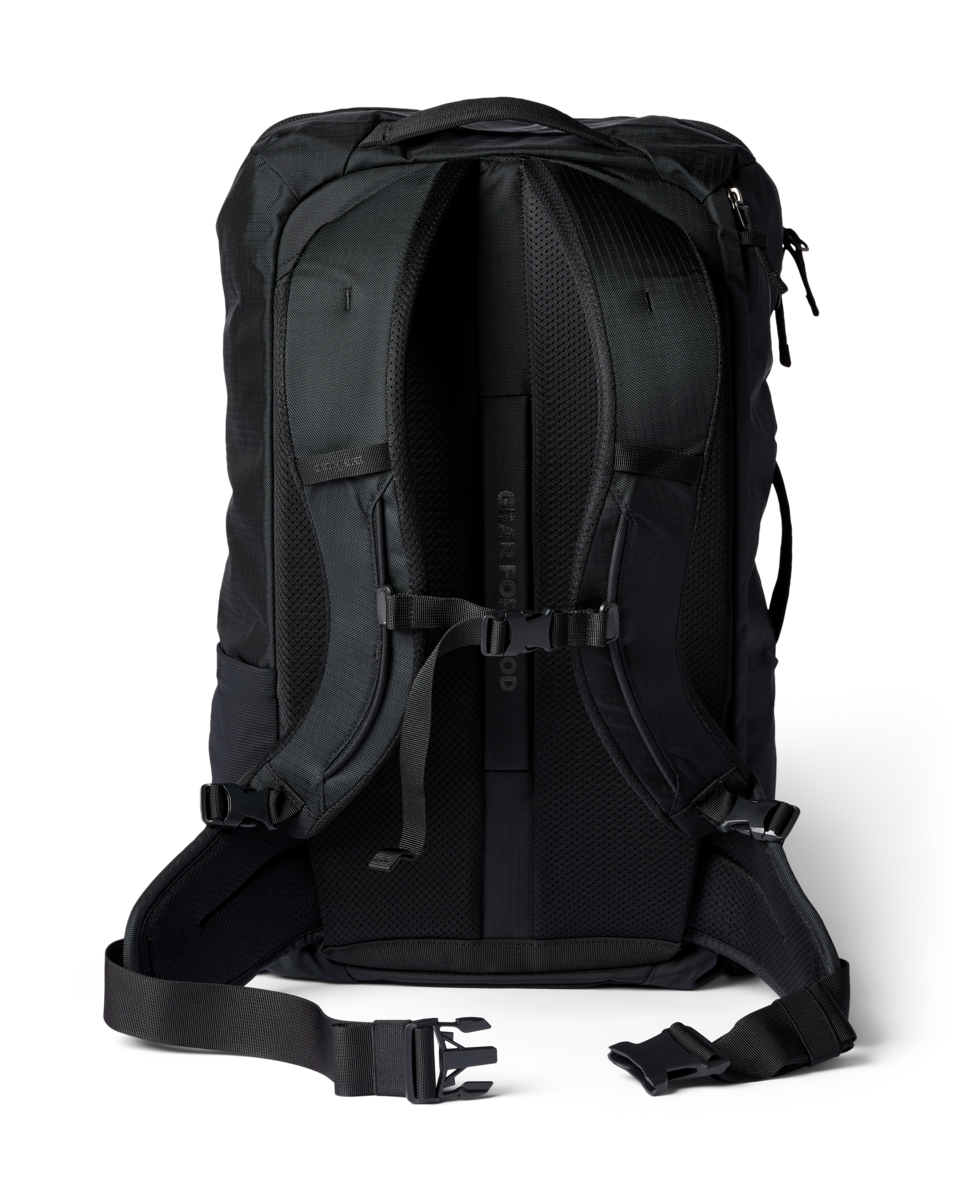 Cotopaxi Allpa 35L Travel Pack in Black — back view
