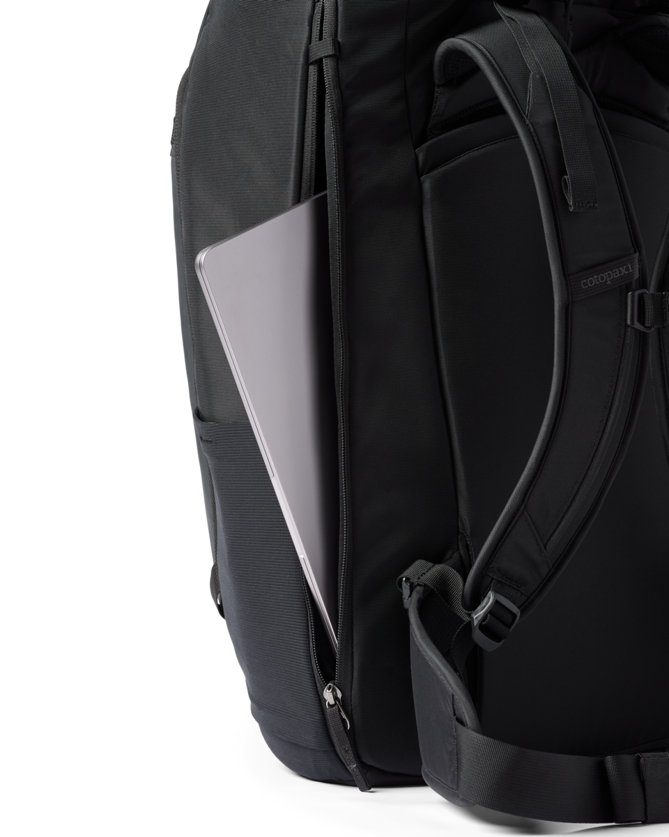 Cotopaxi Allpa 50L Adventure Travel Pack in Black — interior view