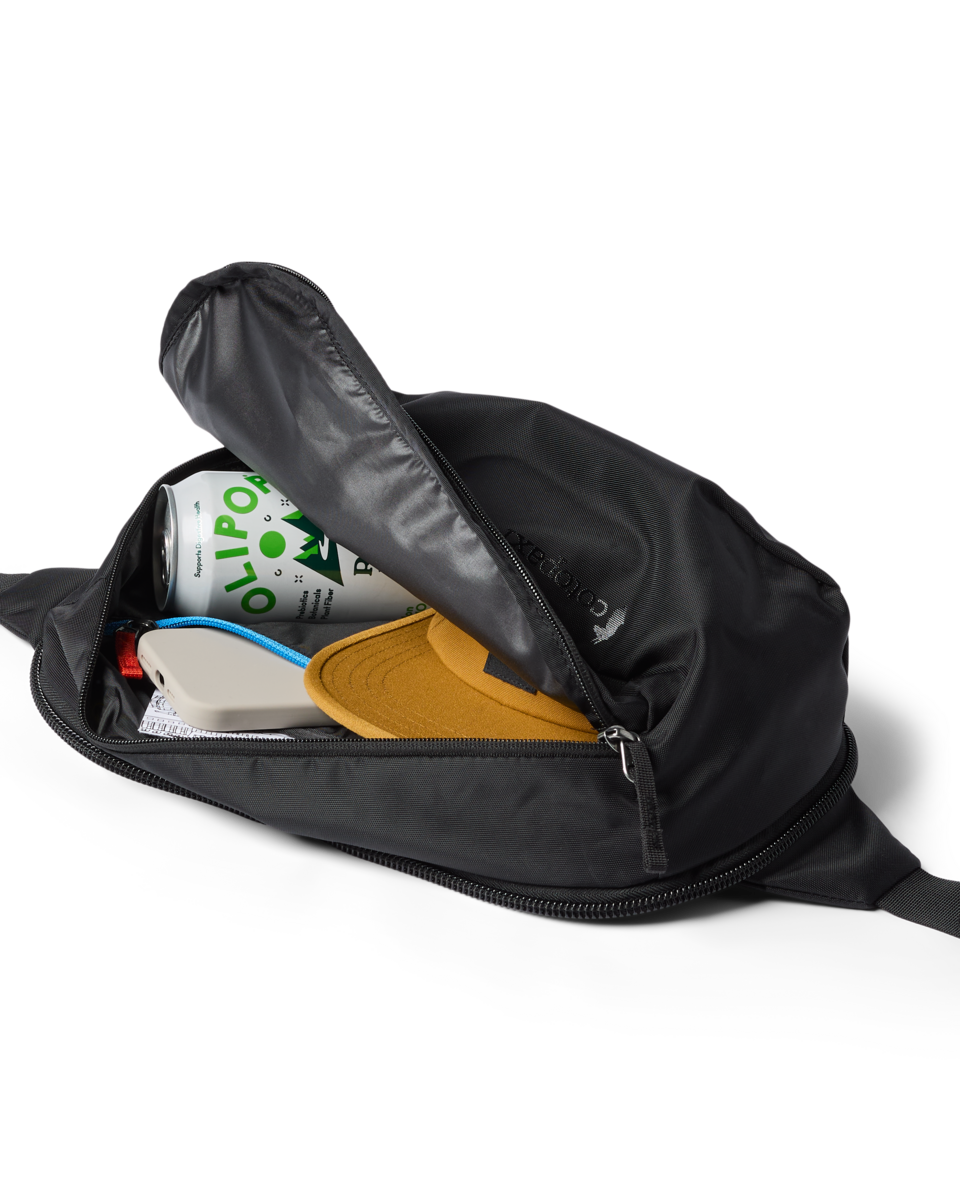 Cotopaxi Allpa 50L Adventure Travel Pack in Black — lifestyle