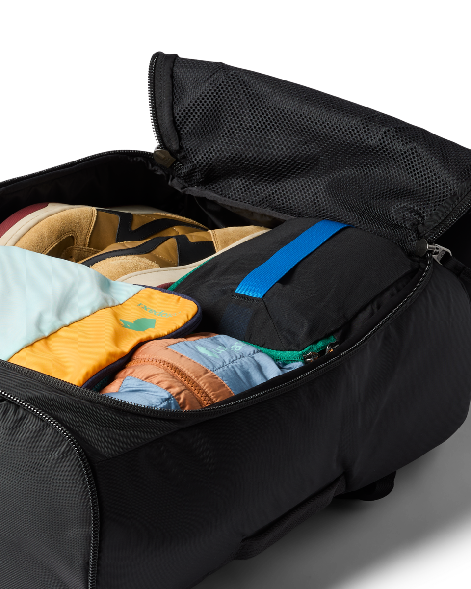 Cotopaxi Allpa 50L Adventure Travel Pack in Black — detail view