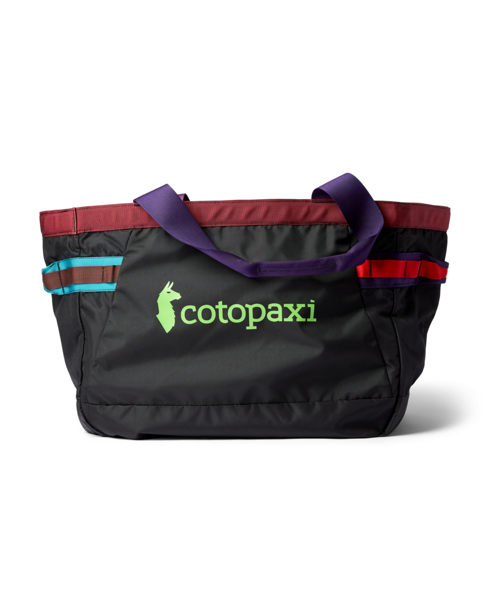 Cotopaxi Allpa 60L Gear Hauler Tote in Del Día Dark — back view