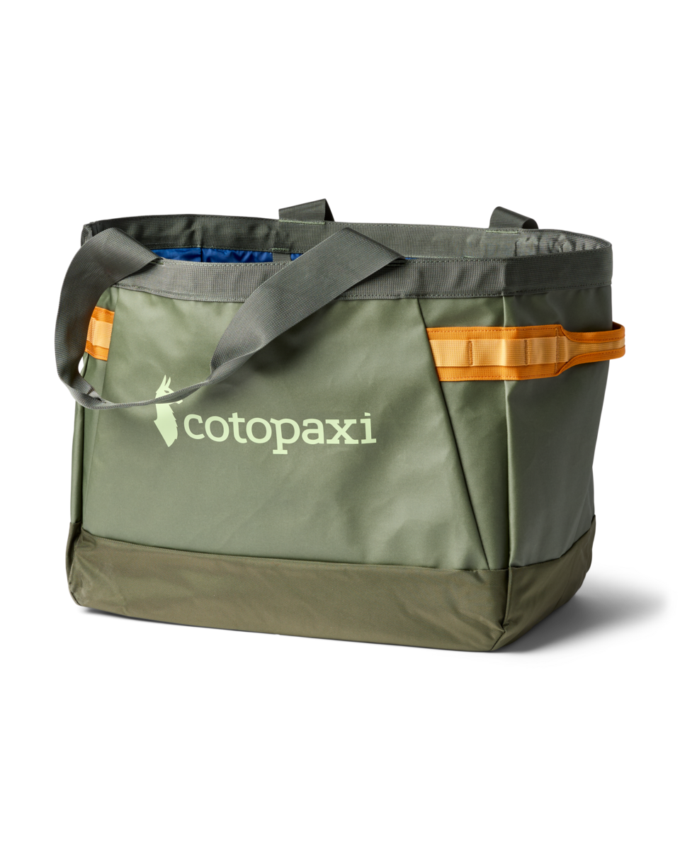 Cotopaxi Allpa 60L Gear Hauler Tote in Fatigue — front view