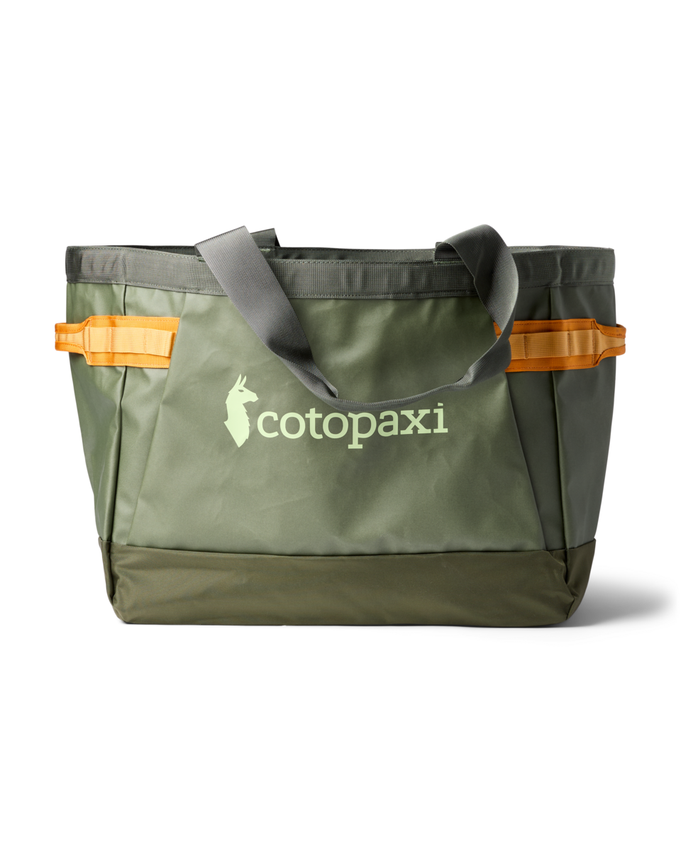 Cotopaxi Allpa 60L Gear Hauler Tote in Fatigue — back view