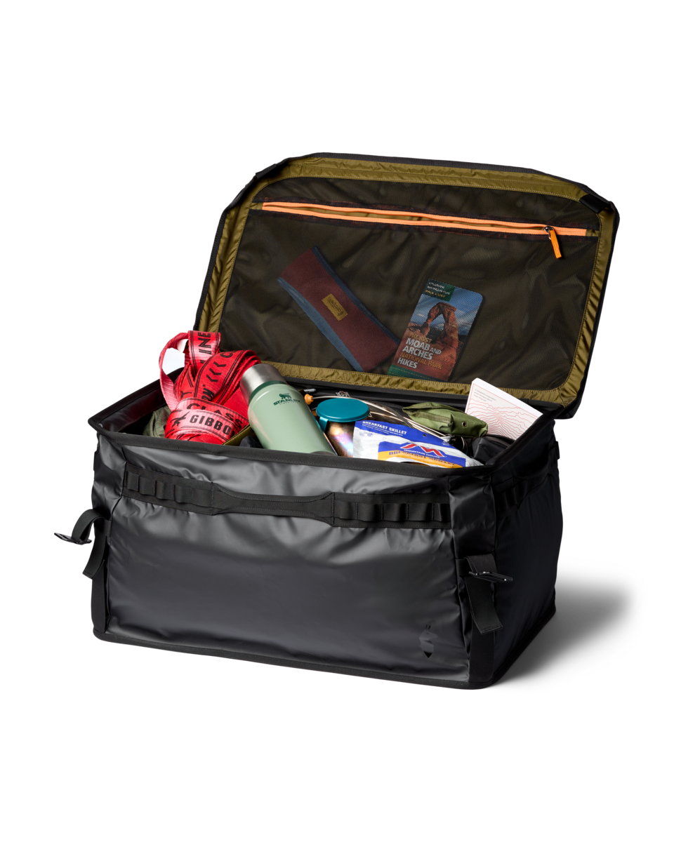Cotopaxi Allpa 90L Gear Hauler Box in Black — angle view 2